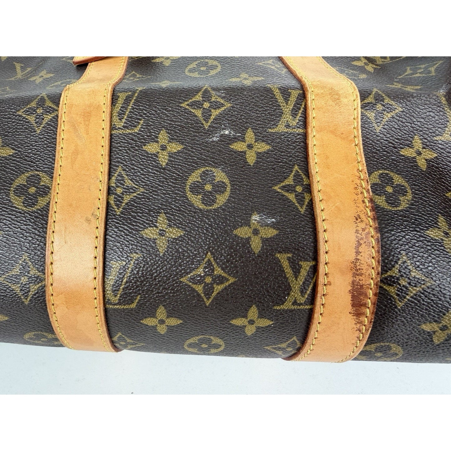 Louis Vuitton Monogram Keepall Duffle Bag 45 Vintage in Brown LV Monogram 1996 S