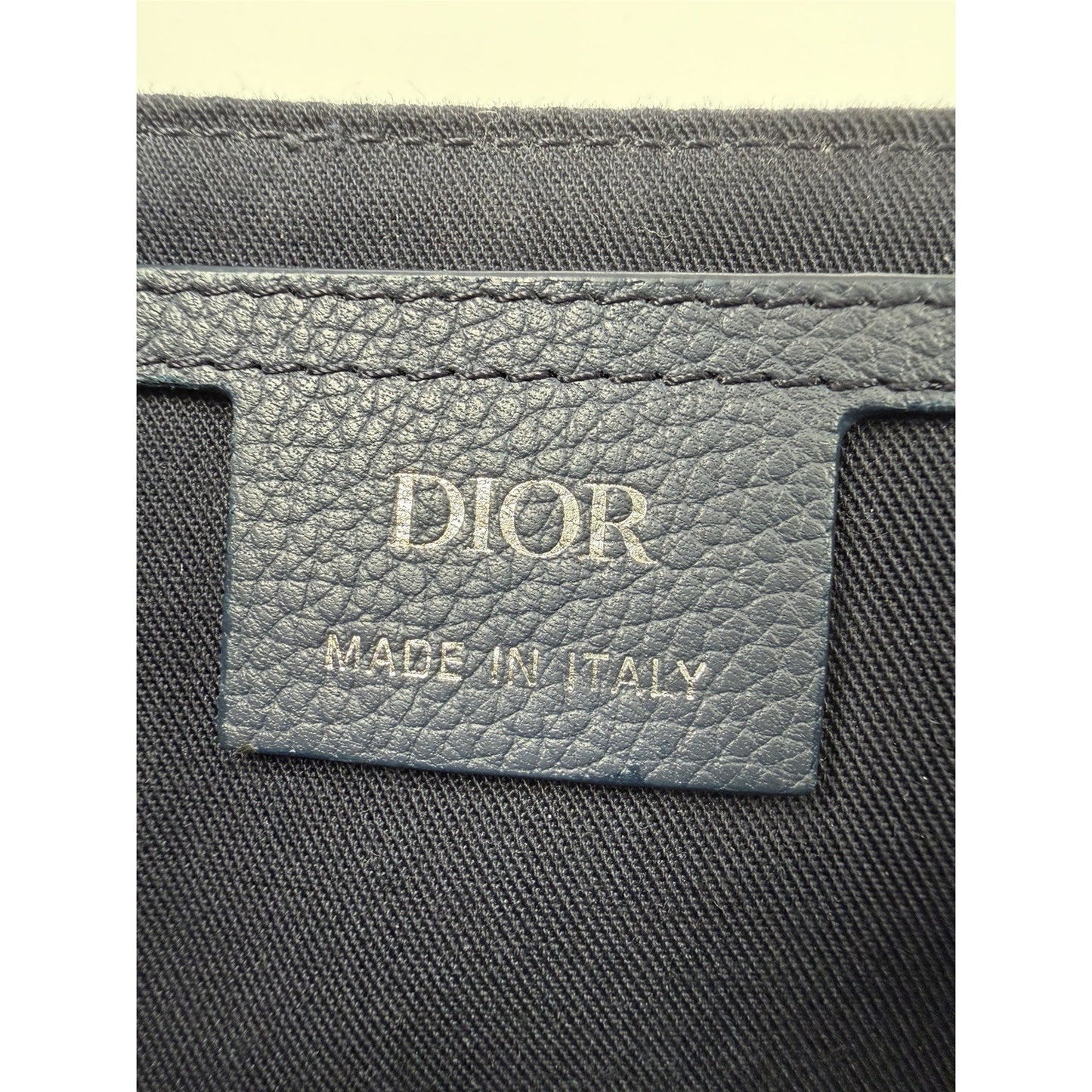 Dior Small Saddle Messenger Bag with Flap in Blue Dior Oblique Jacquard B1