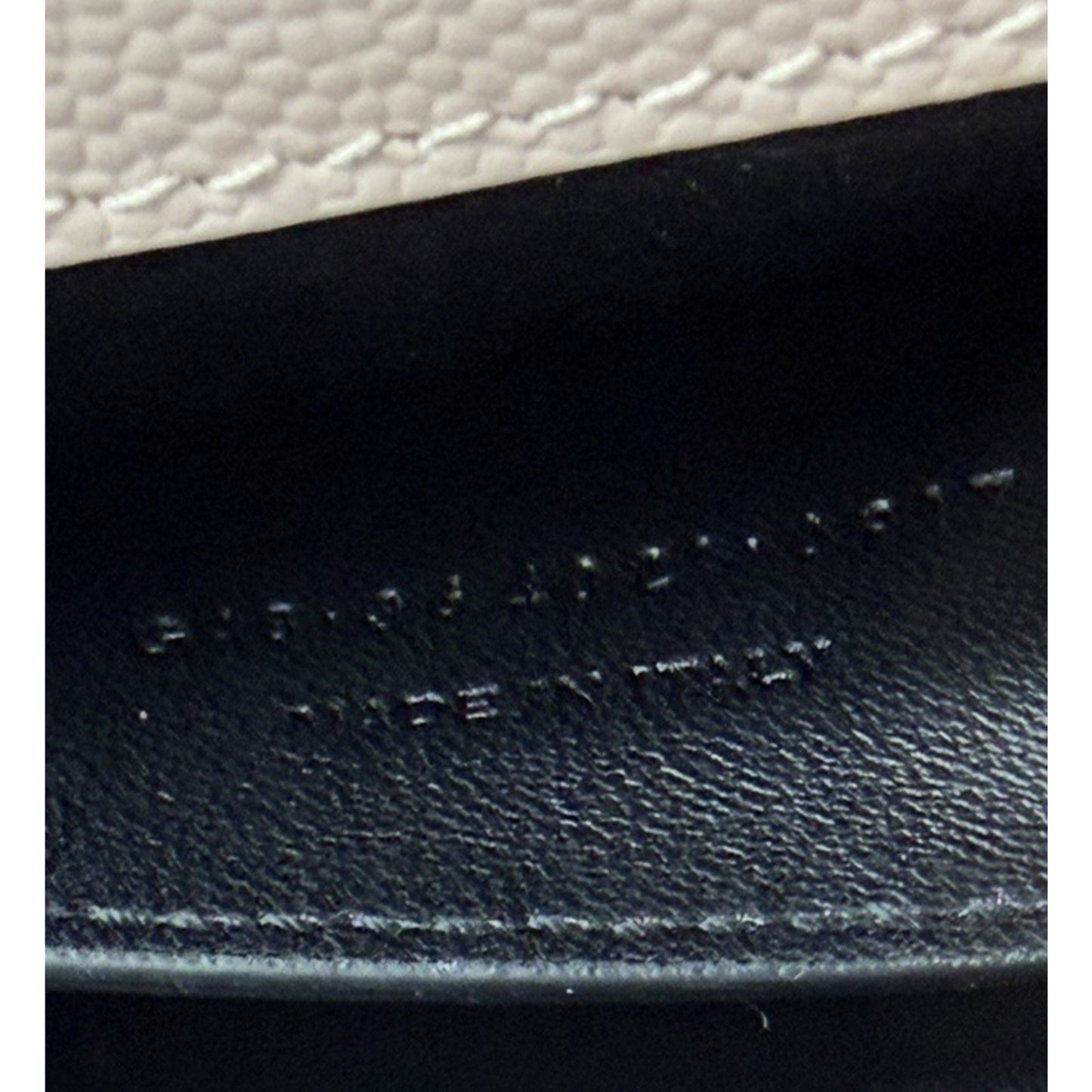 Saint Laurent Kate Shoulder Medium Bag Grained Marble Pink Leather S