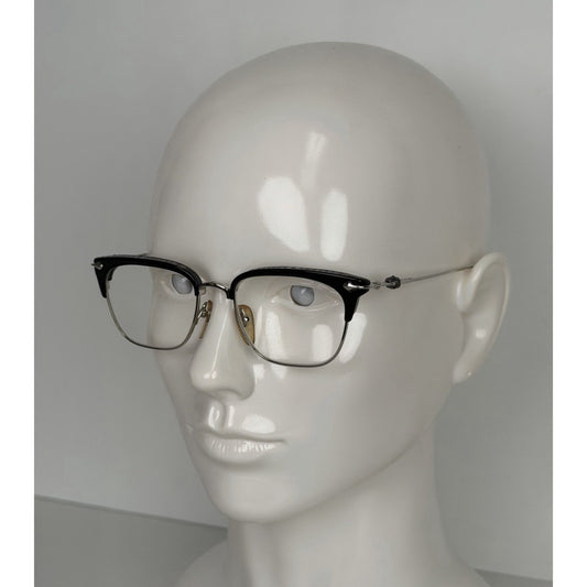 Chrome Hearts Sluntradiction Eyeglasses-Frame in Black and Silver (Prescription)