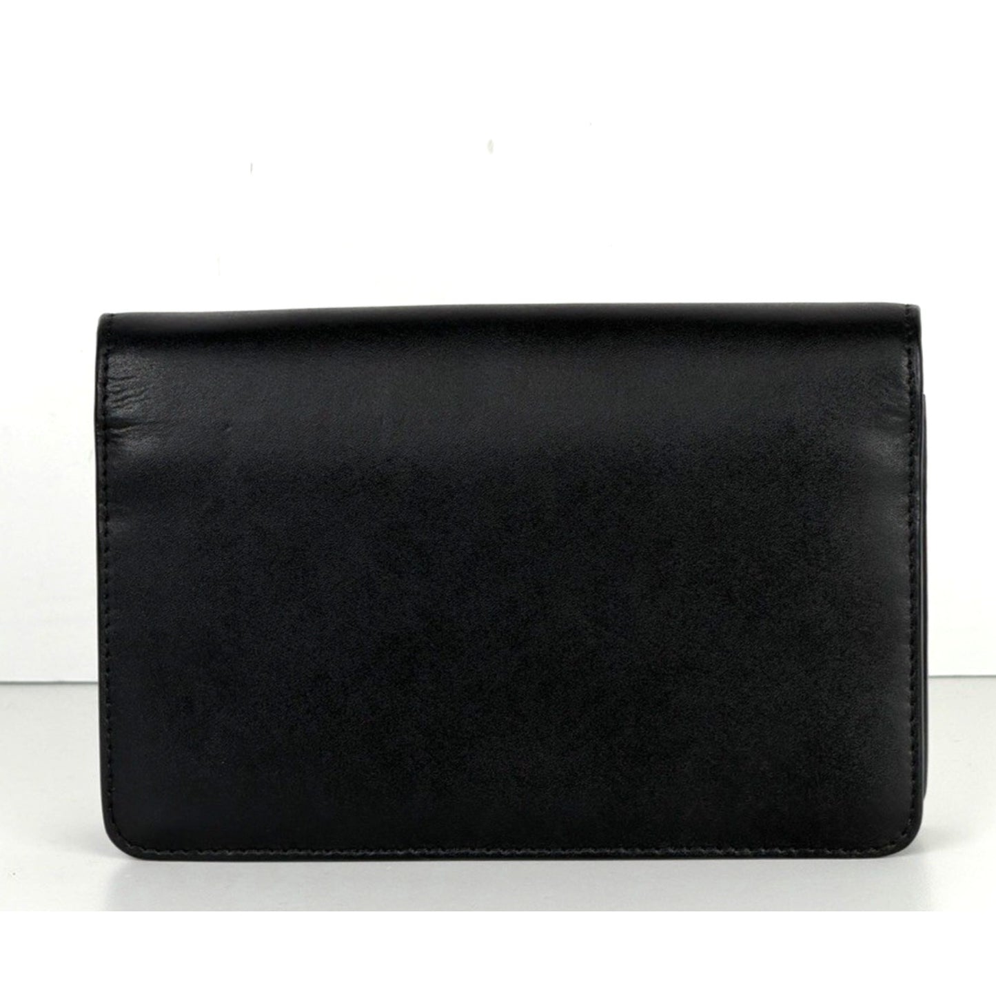 Fendi Vitello Liberty Tube Wallet on Chain Bag in Black Multi-Colored Studs S10