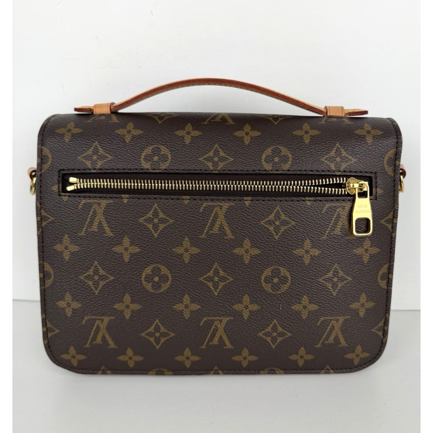 Louis Vuitton Pochette Metis Handbag in Brown LV Monogram Coated Canvas NFC B-4