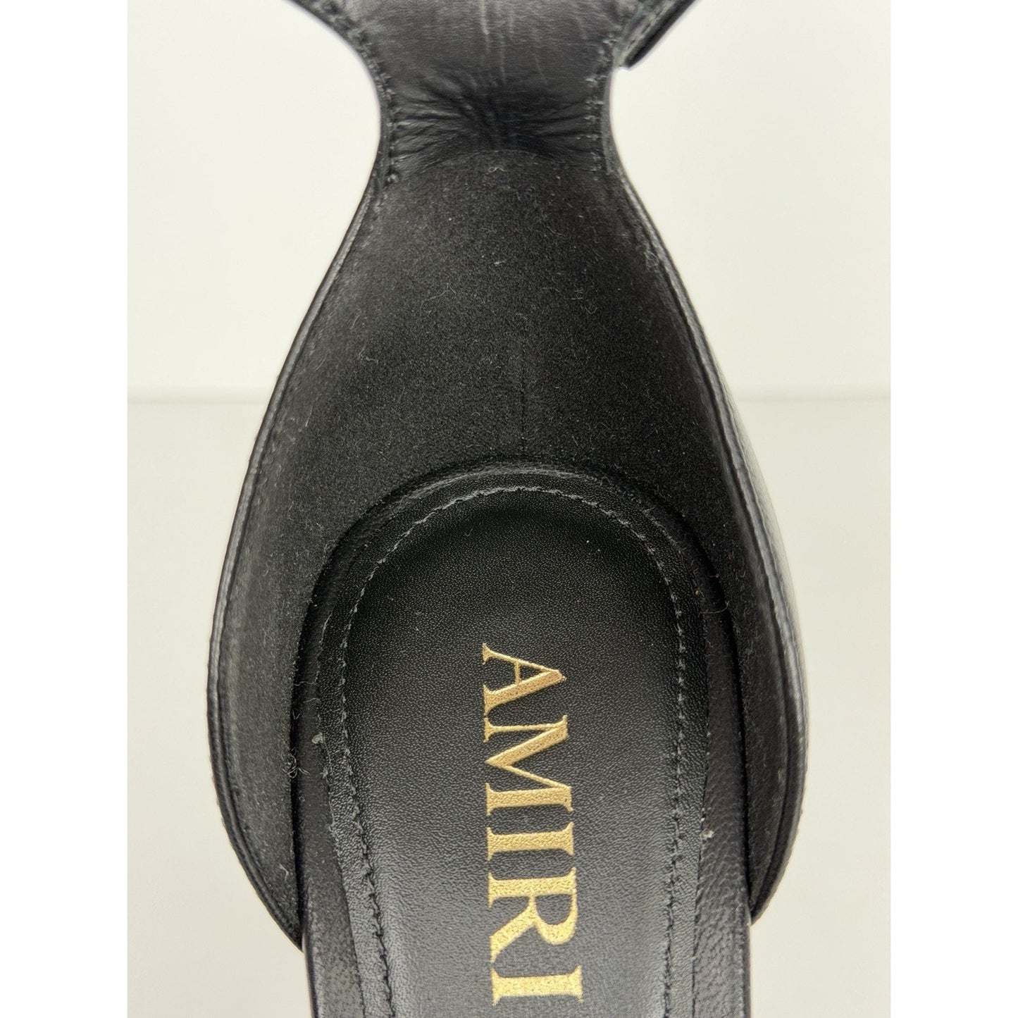 AMIRI Women's MA High Heel Sandals in Black Leather 36EU (5.5 US)