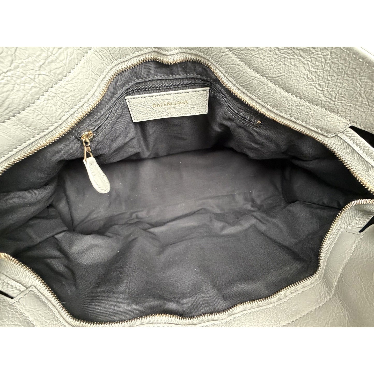 Balenciaga Agneau Lambskin Giant 12 Part Time Shoulder Bag in Gray B5
