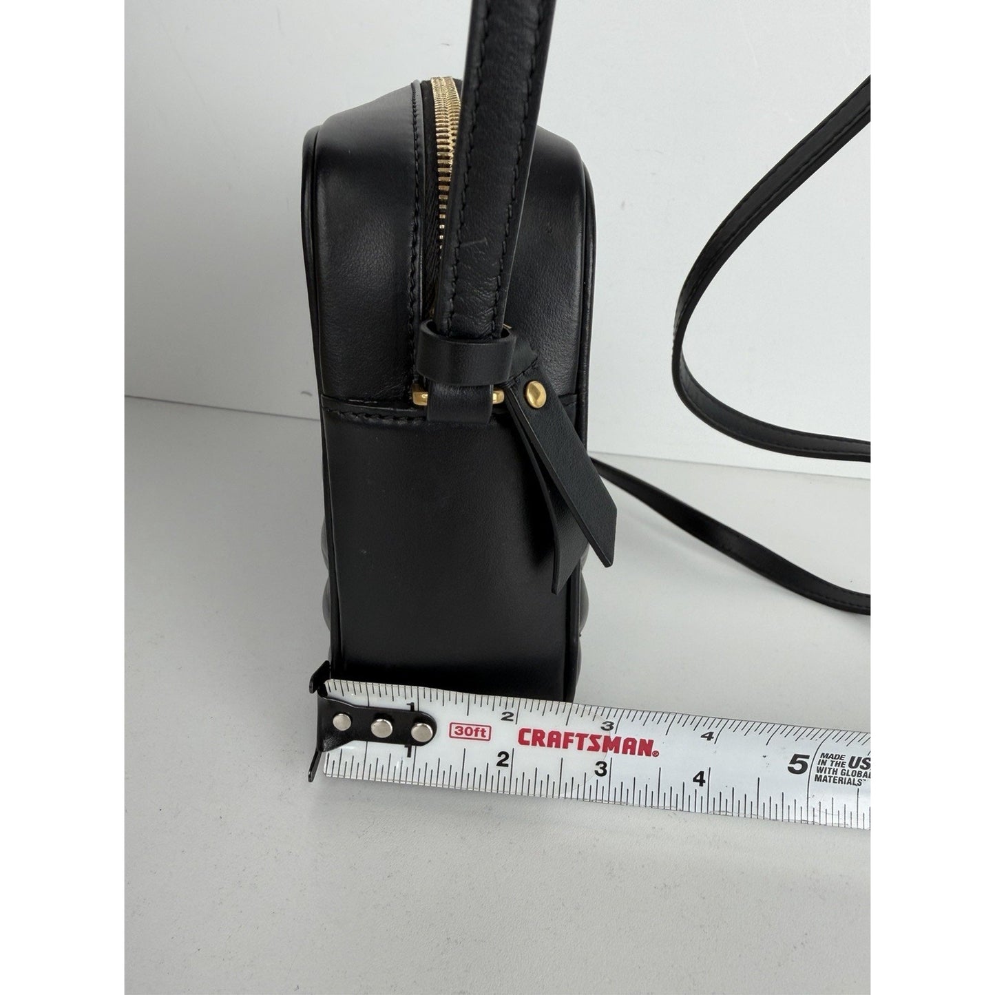 Saint Laurent Lou Camera Bag in Black Chevron Quilted Leather S11