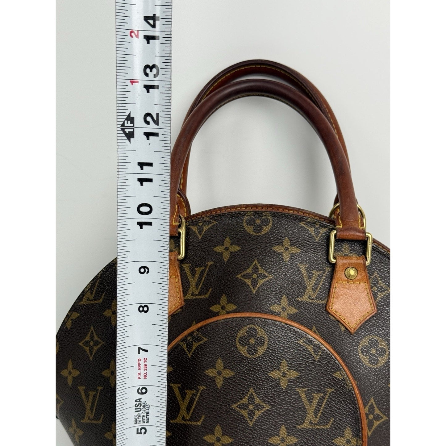 Louis Vuitton Monogram Ellipse PM Satchel Brown Canvas/Leather