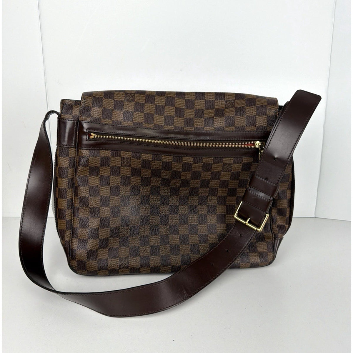 Louis Vuitton Bastille Shoulder Bag in Damier Ebene Brown Coated Canvas 2002 S09