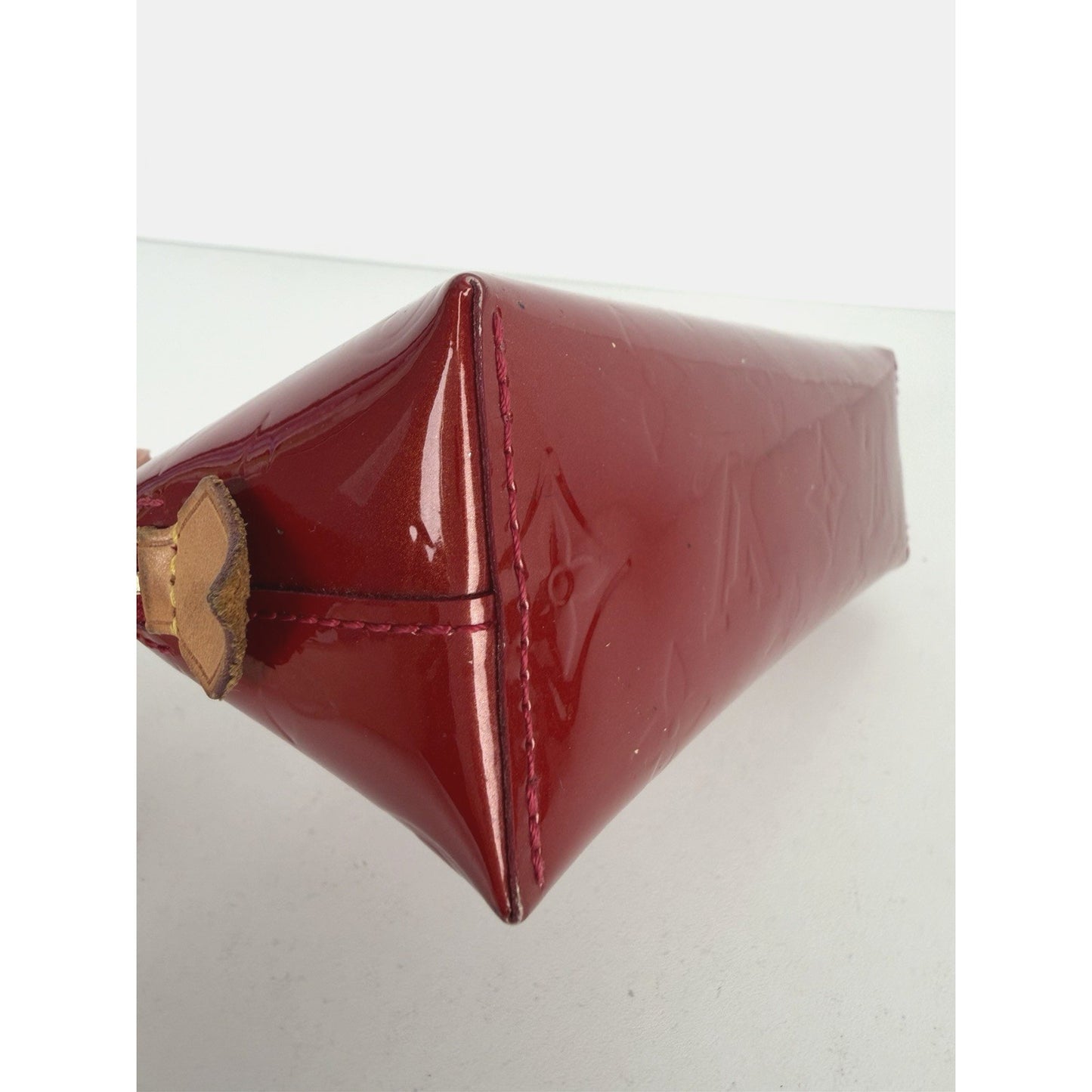 Louis Vuitton Pomme D'Amour Cosmetic Pouch in Monogram Vernis Red Leather 2012
