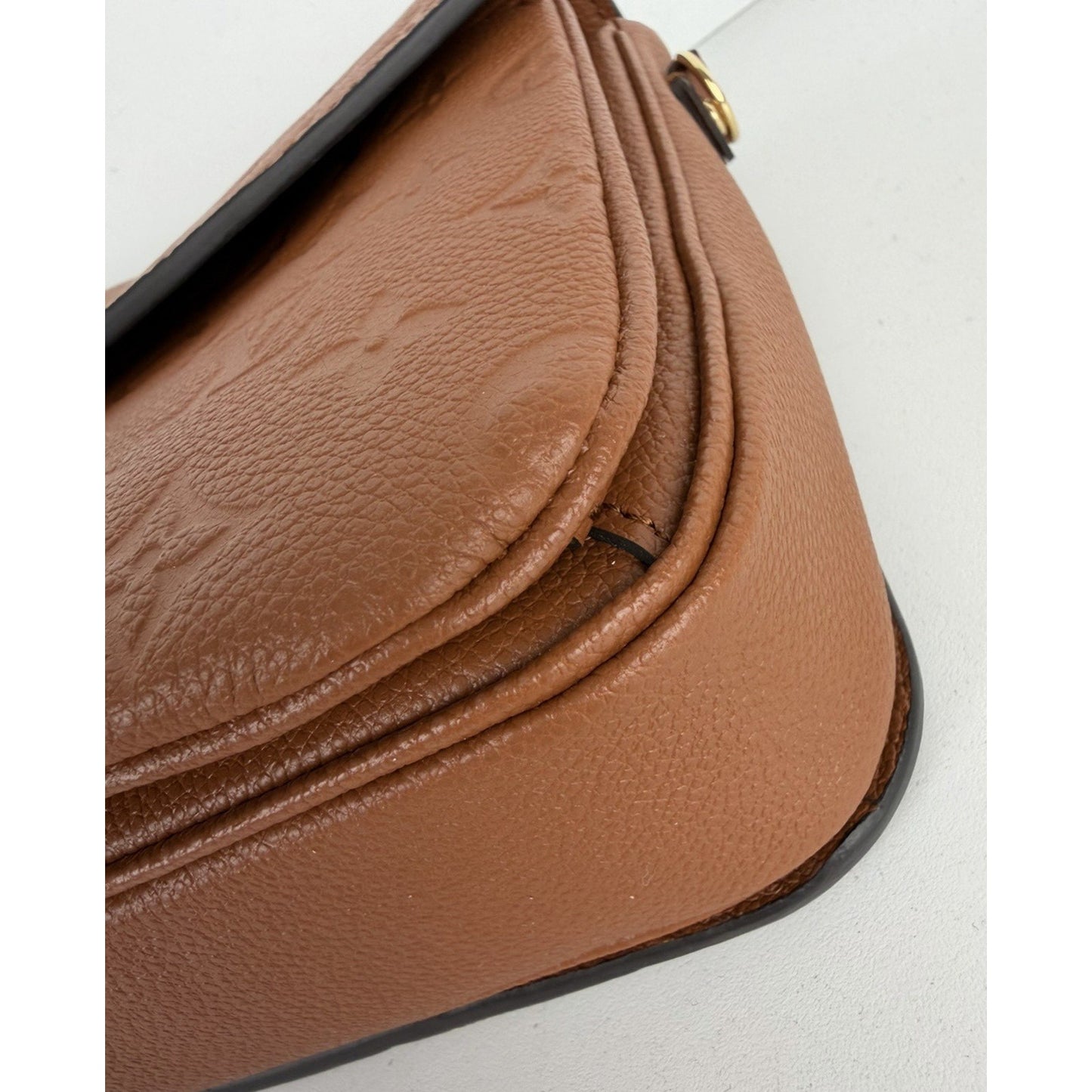 Louis Vuitton Pochette Metis Bag in Cognac Monogram Empreinte Leather NFC B-4