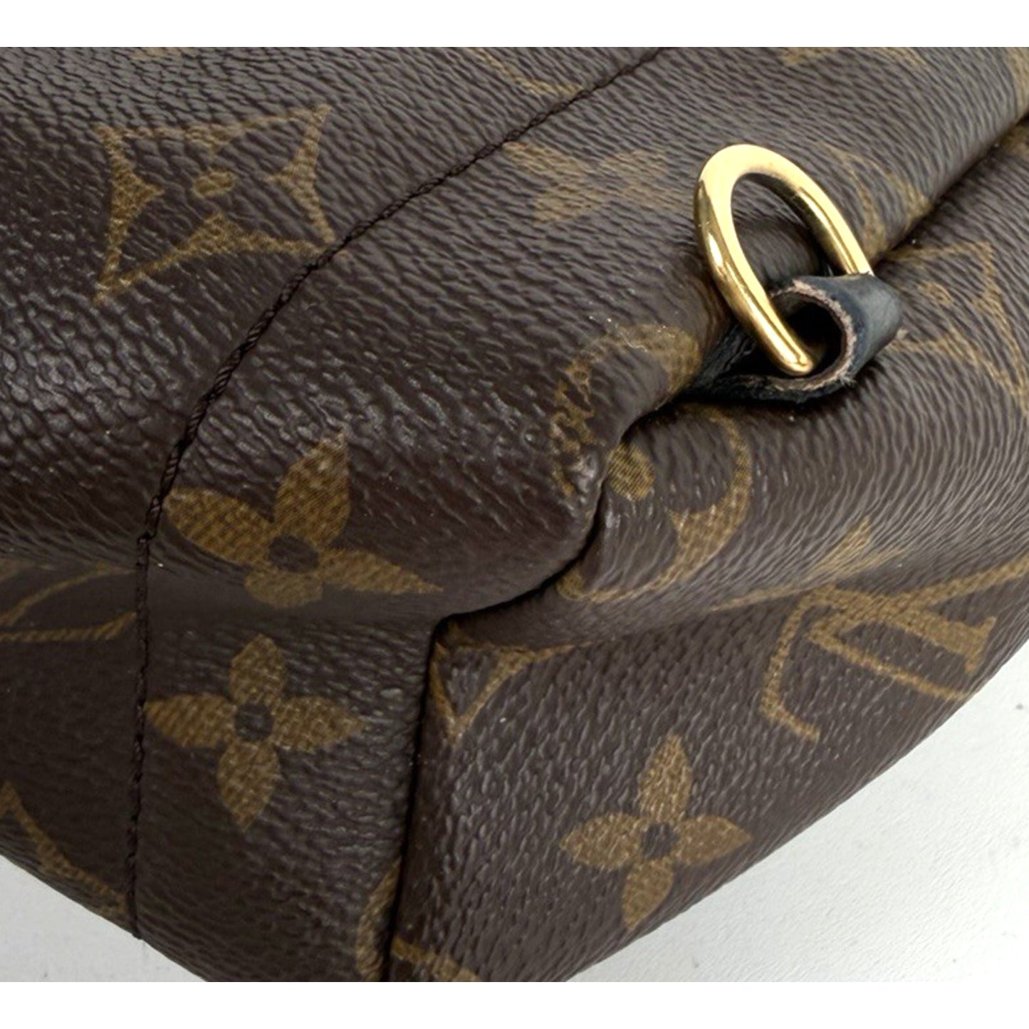 Louis Vuitton Palm Springs Mini Backpack Bag in Brown Coated Canvas 2020 D7