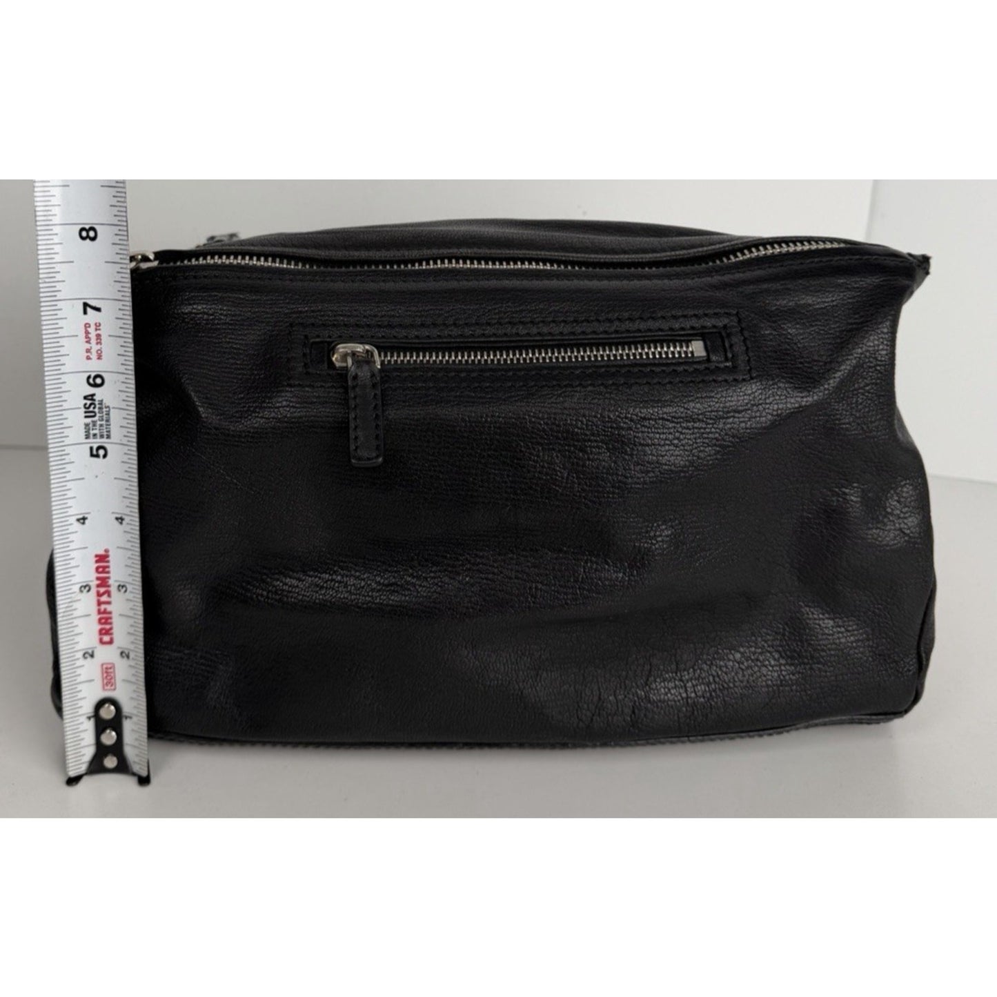 Givenchy Pandora Shoulder Bag Medium in Black Leather with Detachable Strap S17
