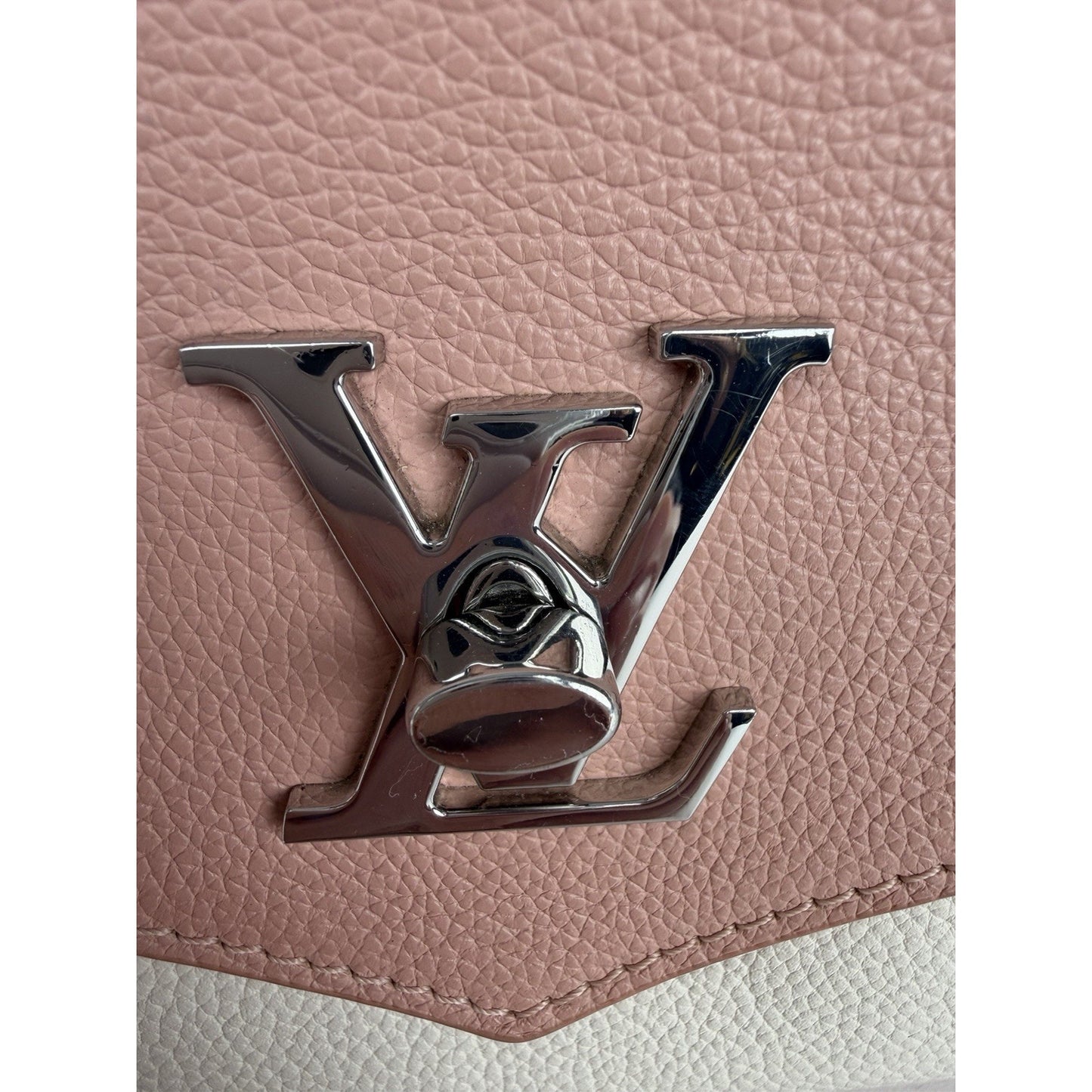 Louis Vuitton MyLockme BB Handbag Pink Cream Tricolour Soft Calfskin 2018 S17