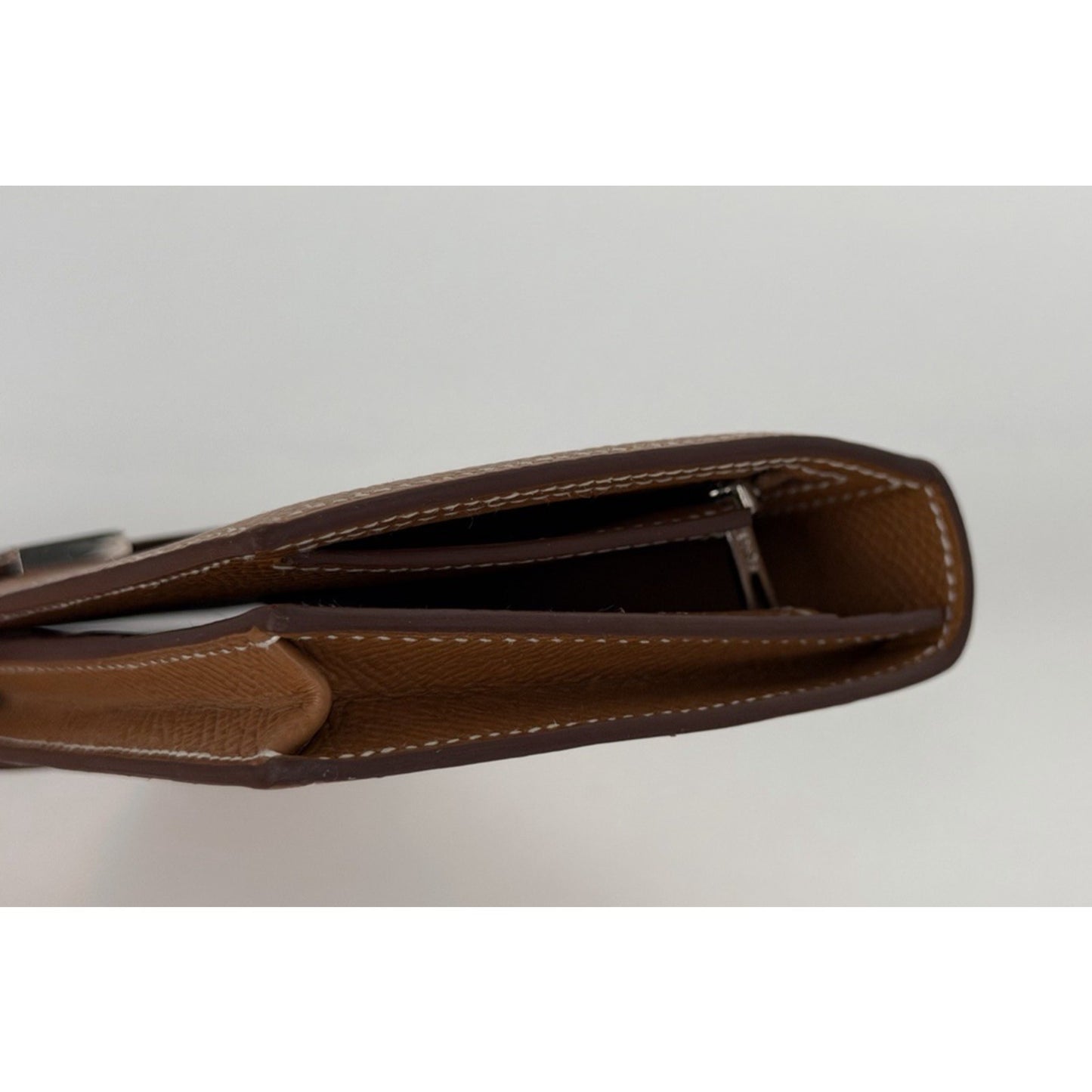 Hermes Bearn Long Bifold Wallet in Brown Epsom Leather 2022