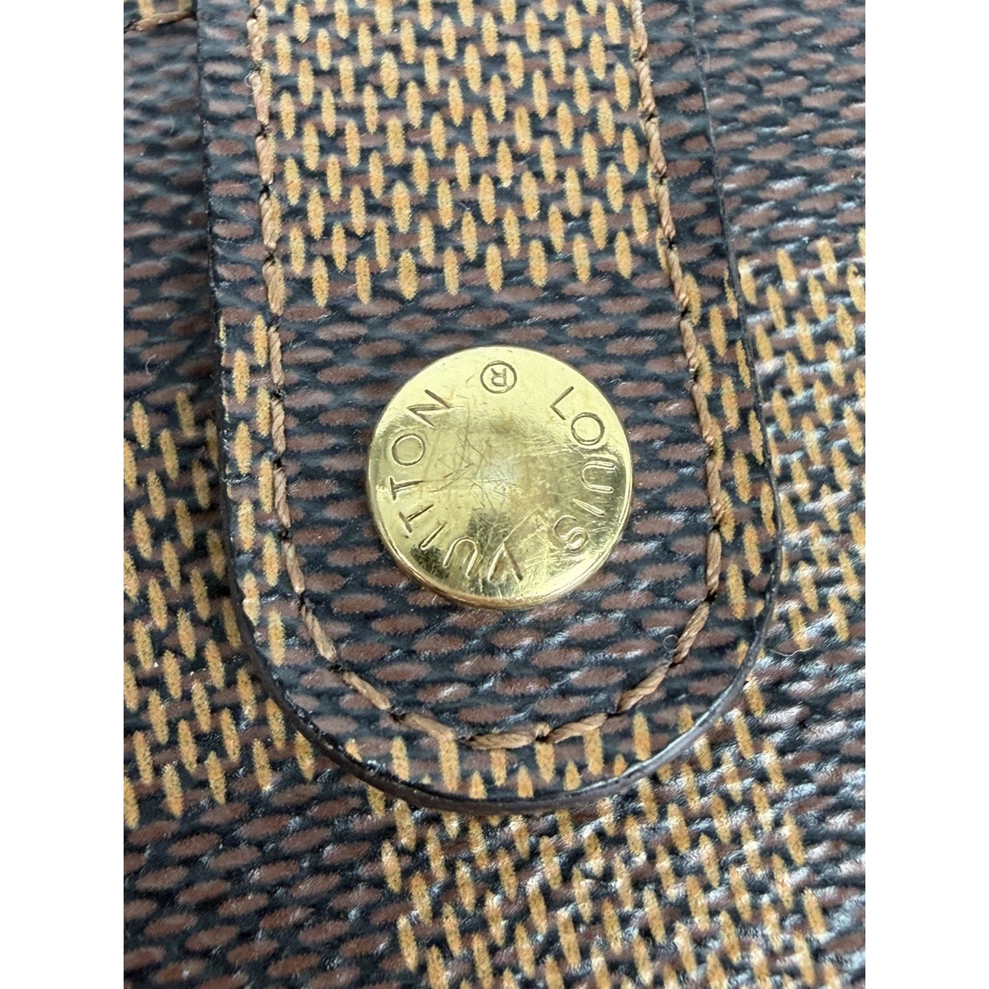 Louis Vuitton Portefeuille Viennois Wallet Vintage in Damier Ebene Canvas 2006