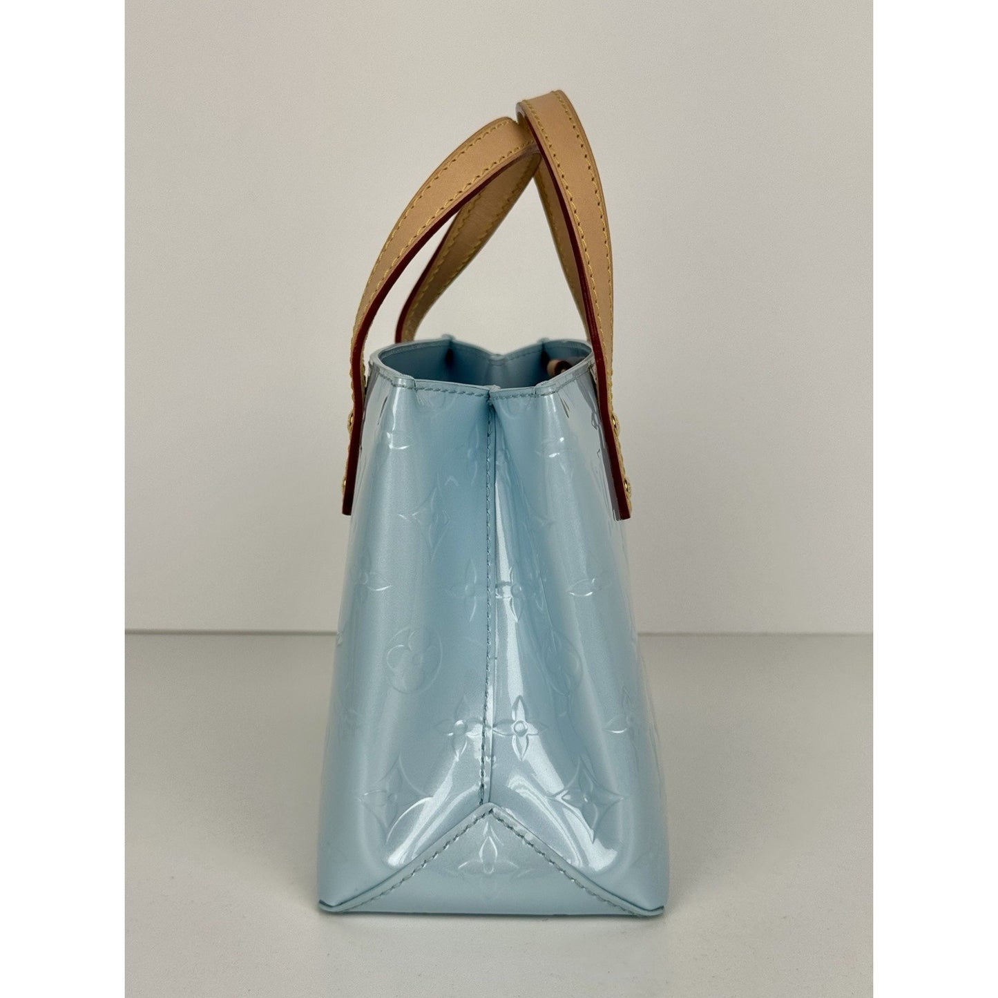 Louis Vuitton Reade PM NM Sky Blue Vernis Leather Tote