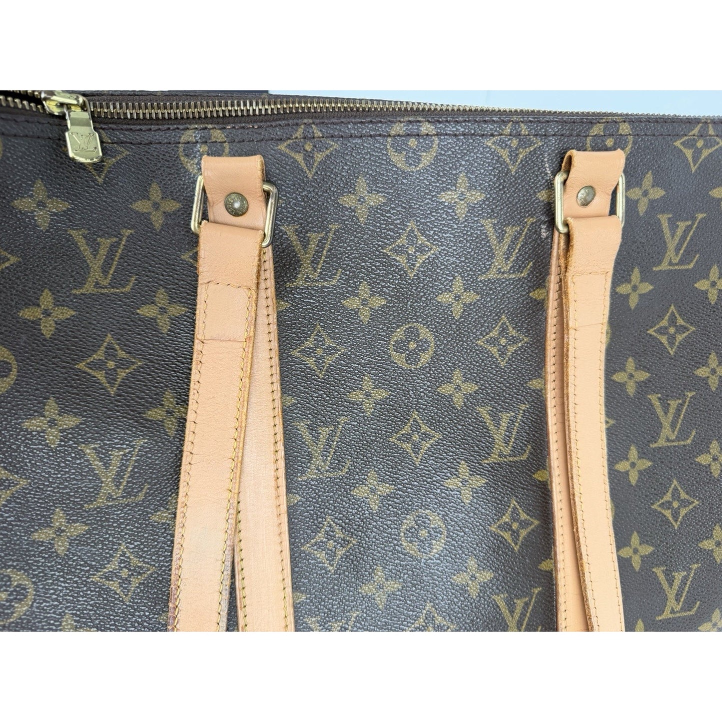 Louis Vuitton Monogram Sac Flanerie Bag Vintage Brown LV Monogram Canvas 1995 S