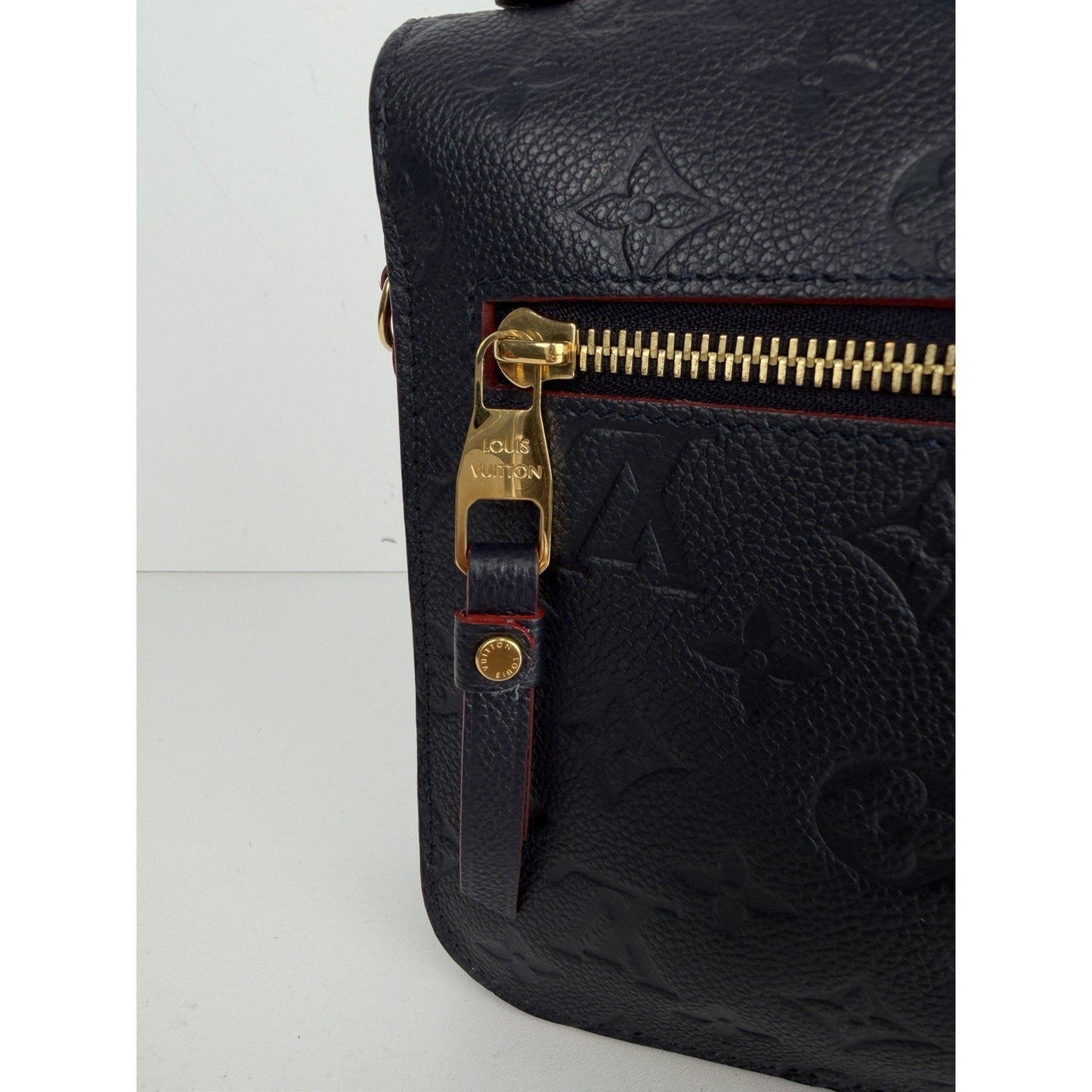 Louis Vuitton Pochette Metis Shoulder Bag Monogram Emprenite Leather Blue NFC F1