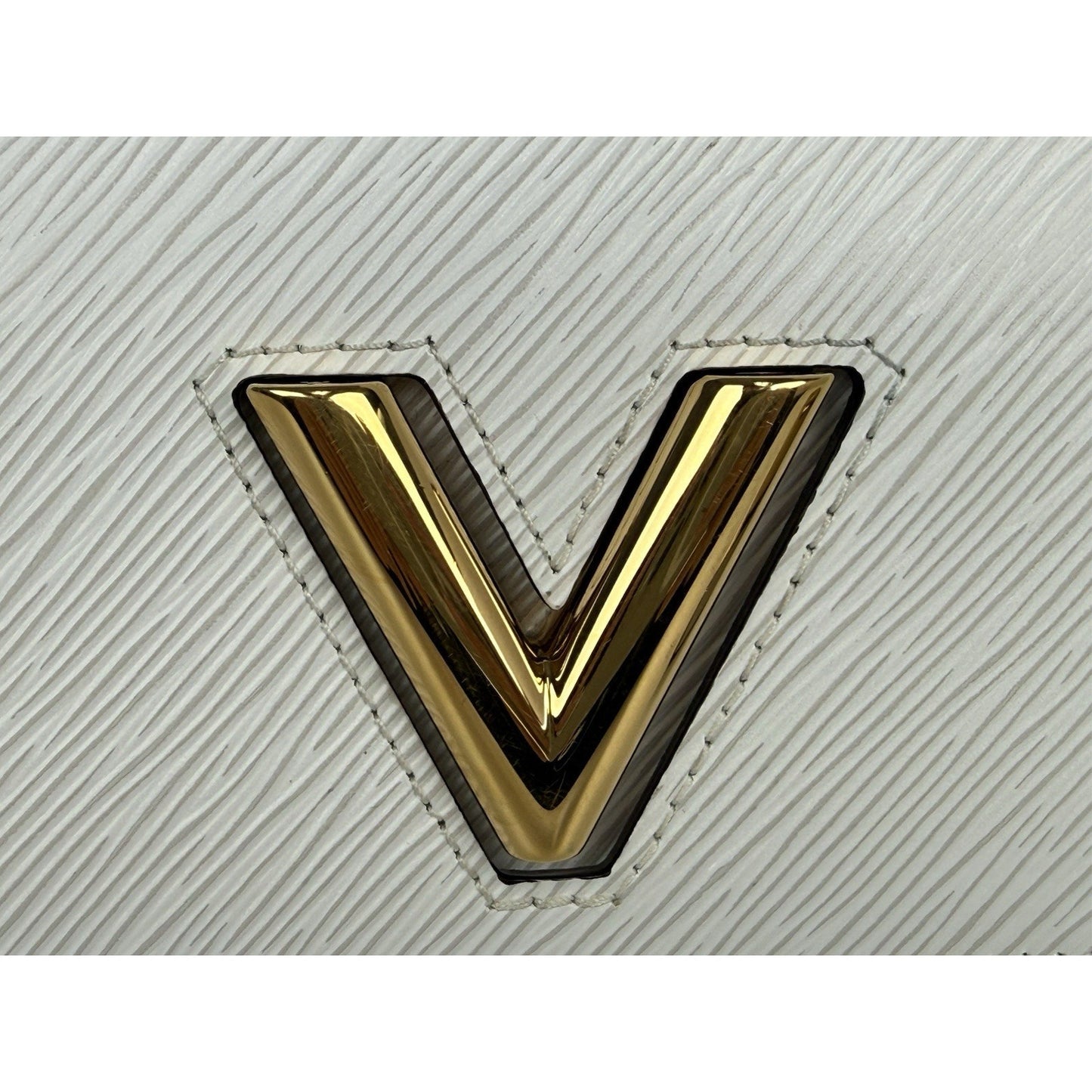 Louis Vuitton Twist PM and Twisty Epi Leather White and Gold