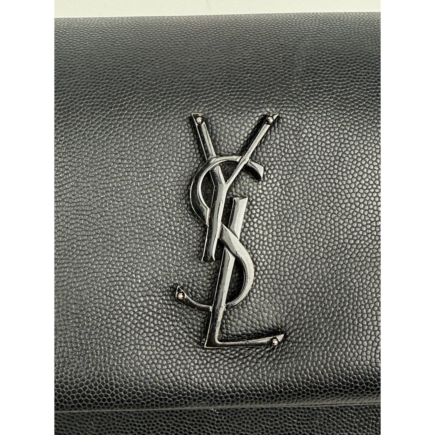 Saint Laurent West Hollywood Leather Handbag Black with Black Hardware