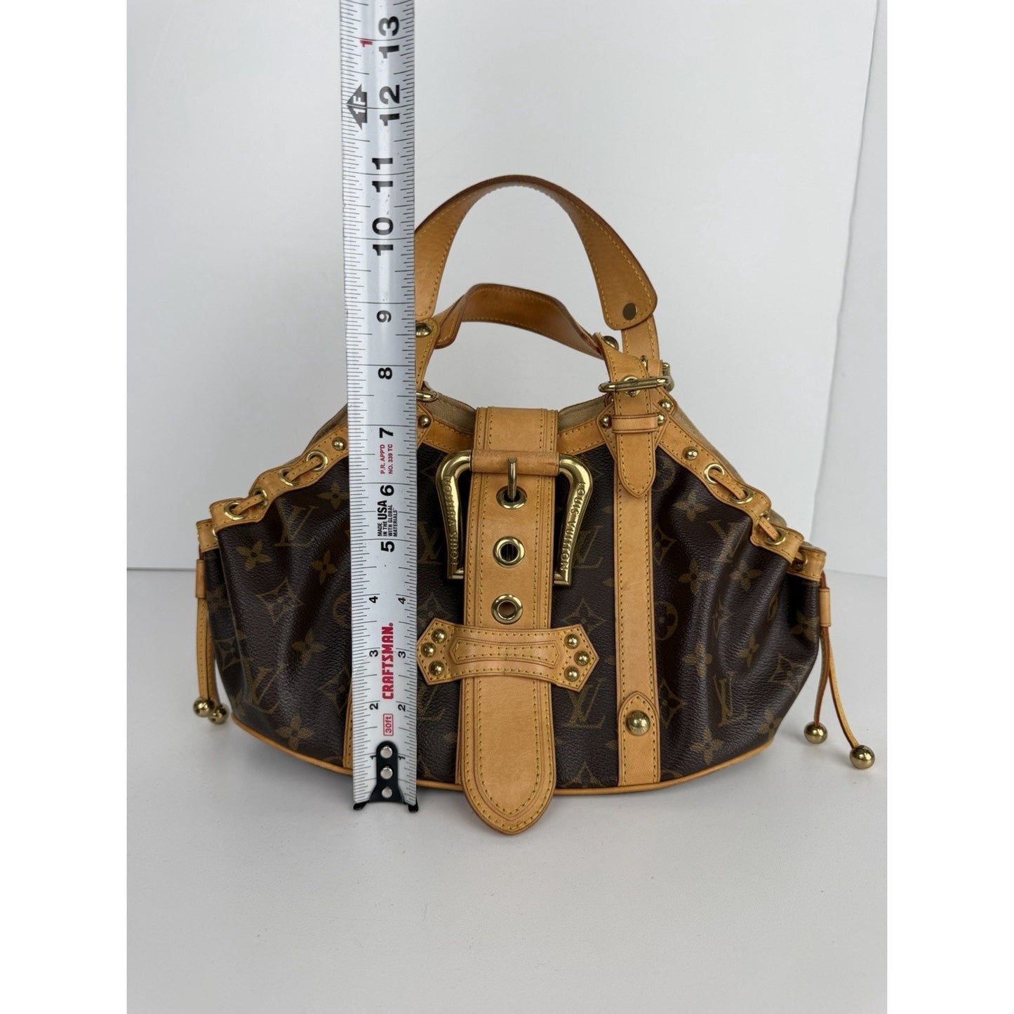 Louis Vuitton LV Monogram Theda GM Vintage Satchel Bag (2004)