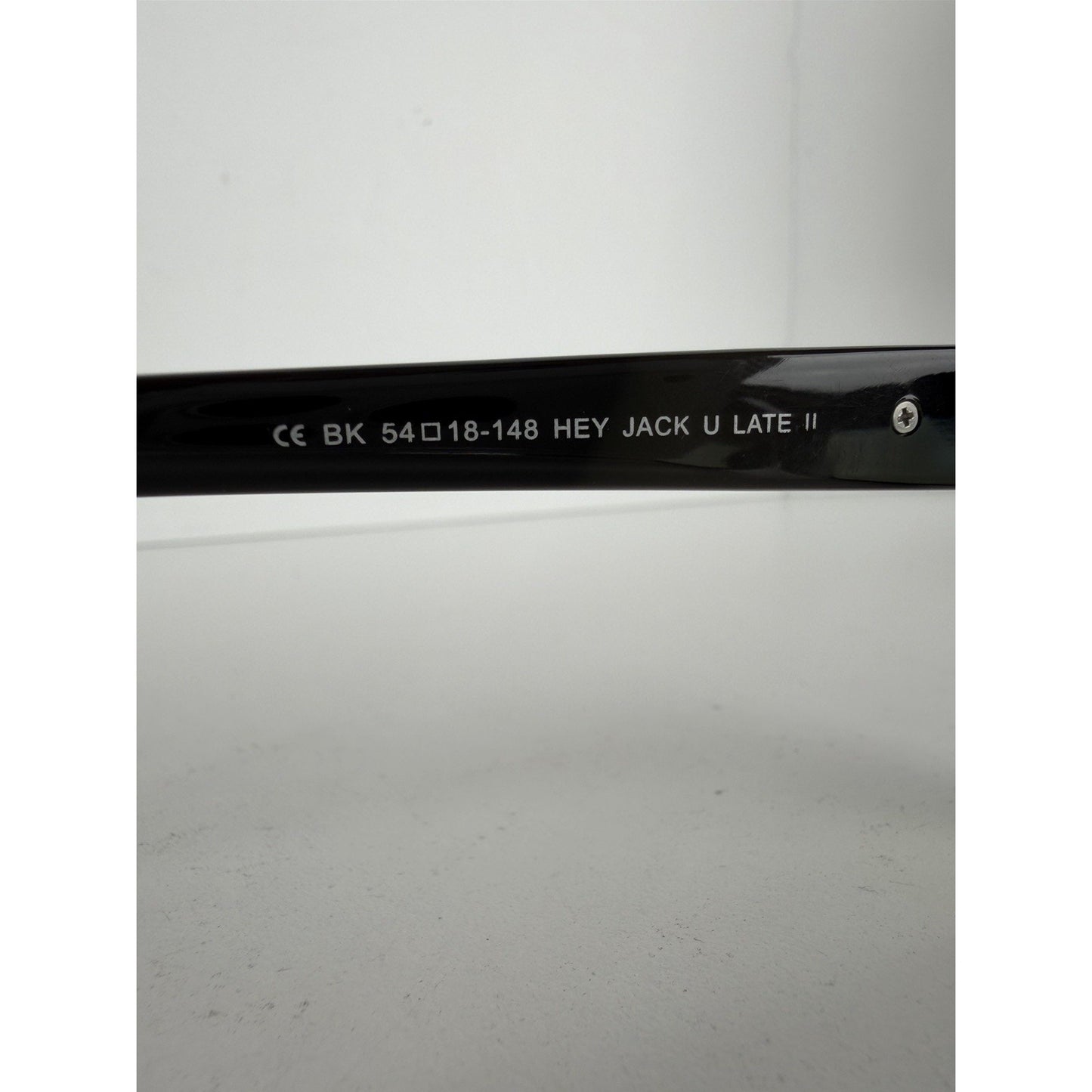 Chrome Hearts Eyeglasses Frame Hey Jack U Late II Black 5418-148 K1