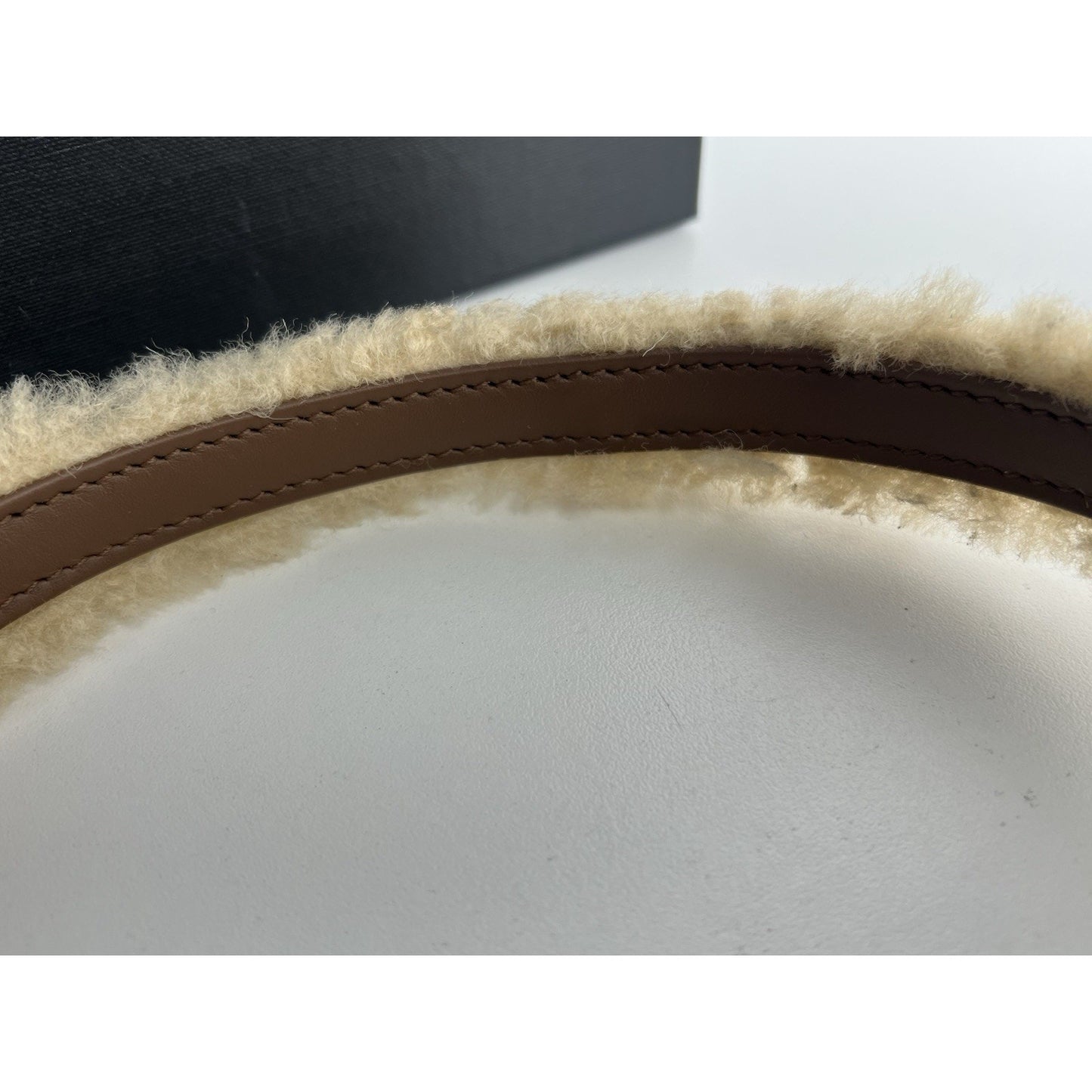 Saint Laurent Le 5 A 7 Mini Shearling & Leather Hobo Women’s Bag C-5