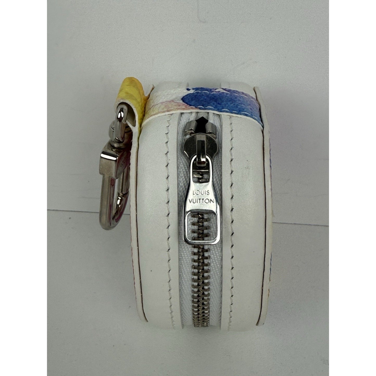 Louis Vuitton Etui Earphones Rainbow Monogram Canvas with Silver-Tone Hardware