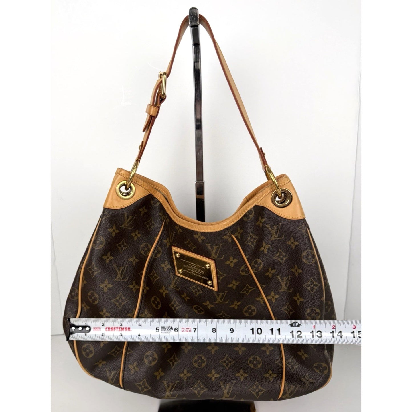 Louis Vuitton Galliera PM Bag in Brown Iconic Monogram Coated Canvas 2009 S09