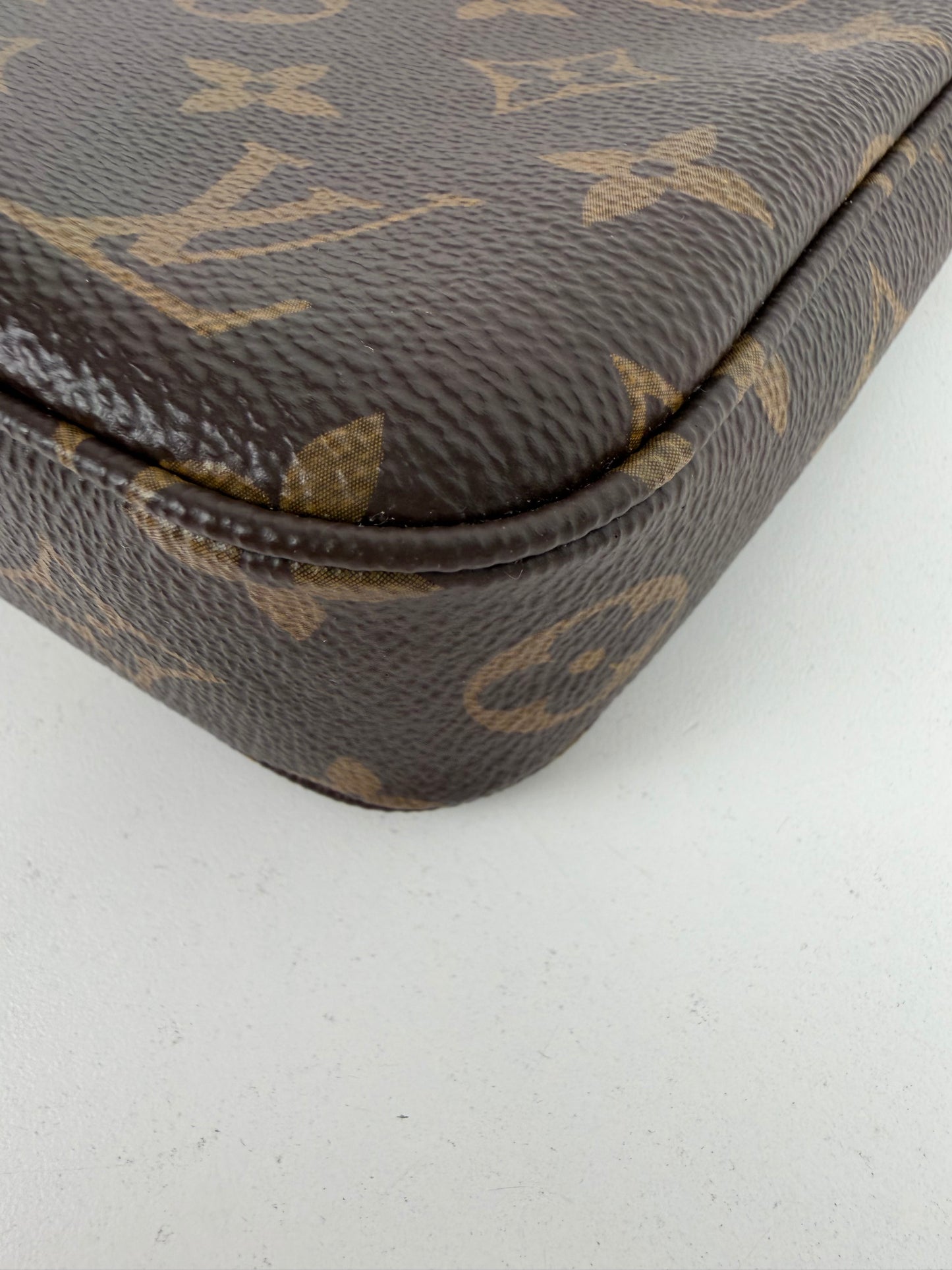 Louis Vuitton Pochette Accessoires Bag NM in Brown LV Monogram Coated Canvas NFC YS-13