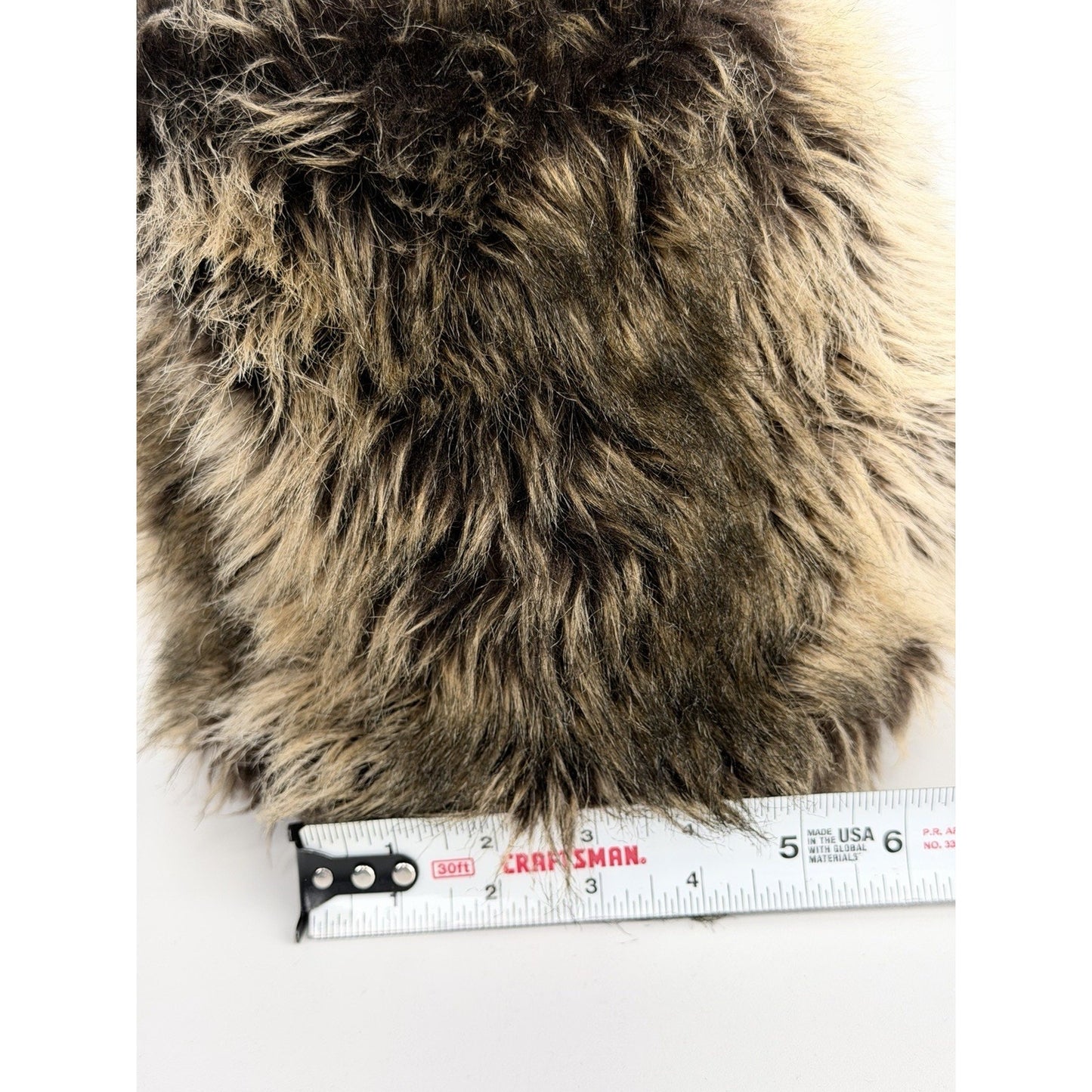 Chanel Paris Biarritz Fantasy Fur Tote Bag Large in Brown Faux Fur 2010-2011 C6