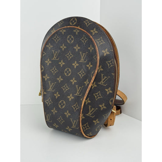 LOUIS VUITTON Ellipse Sac à Dee Brown Monogram Coated Canvas Women"s Backpack