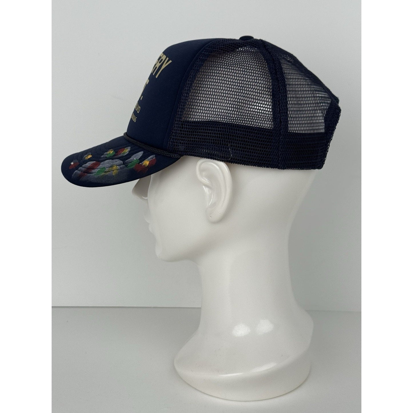 Gallery Dept. Navy Graffiti Workshop Trucker Mesh Snapback Hat