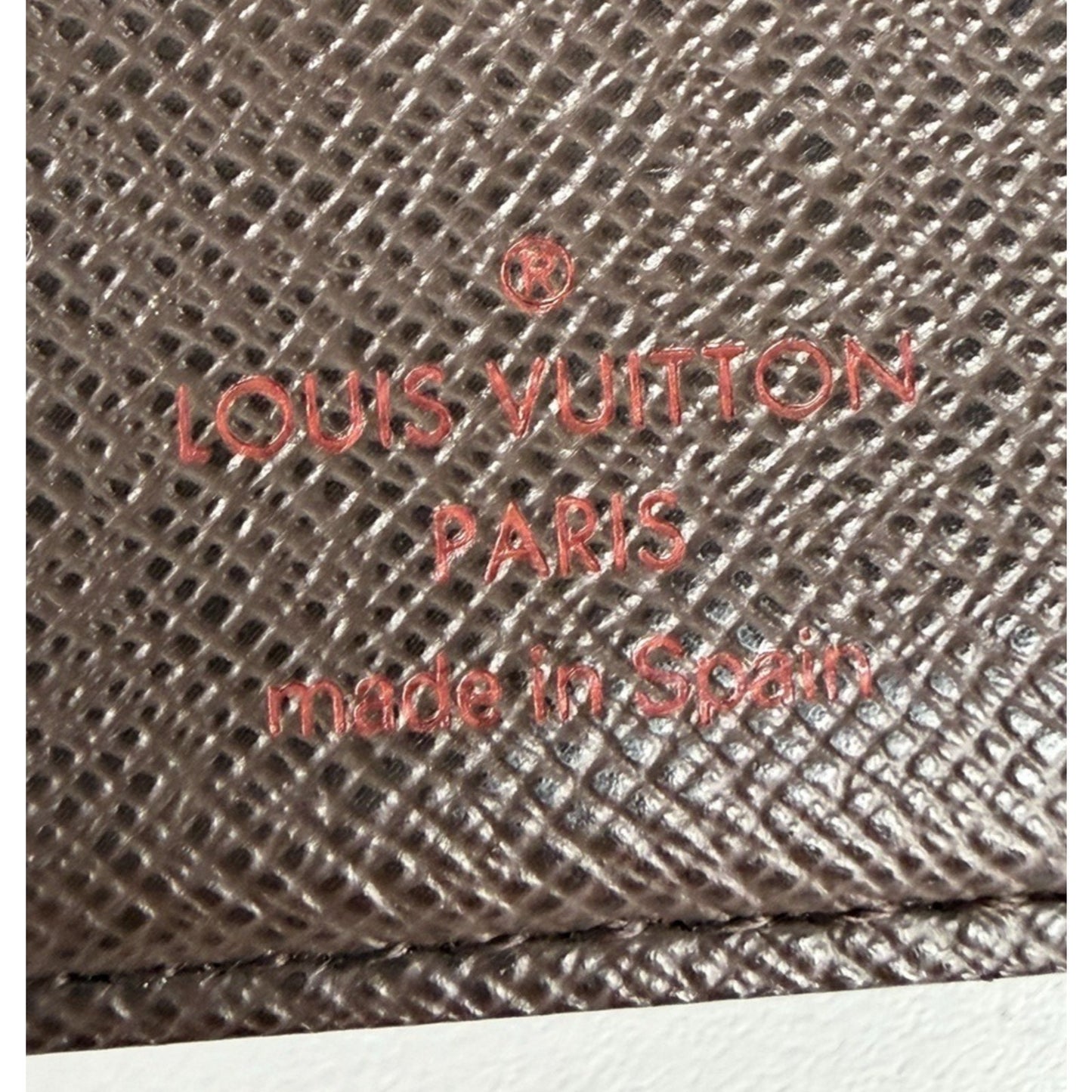 Louis Vuitton Portefeuille Viennois Wallet Vintage in Damier Ebene Canvas 2006