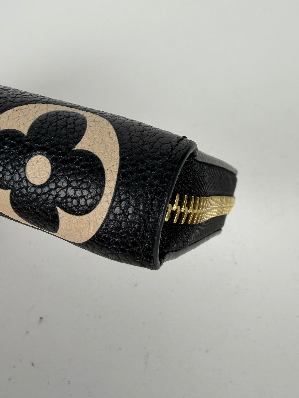 Louis Vuitton Zippy Bicolor Monogram Wallet in Embossed Empreinte Leather NFC K3