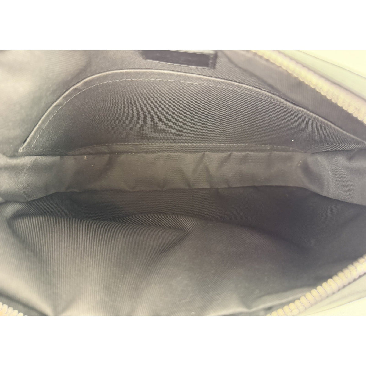 Louis Vuitton Shadow Duo Messenger Bag Black Embossed Monogram Leather NFC S-09