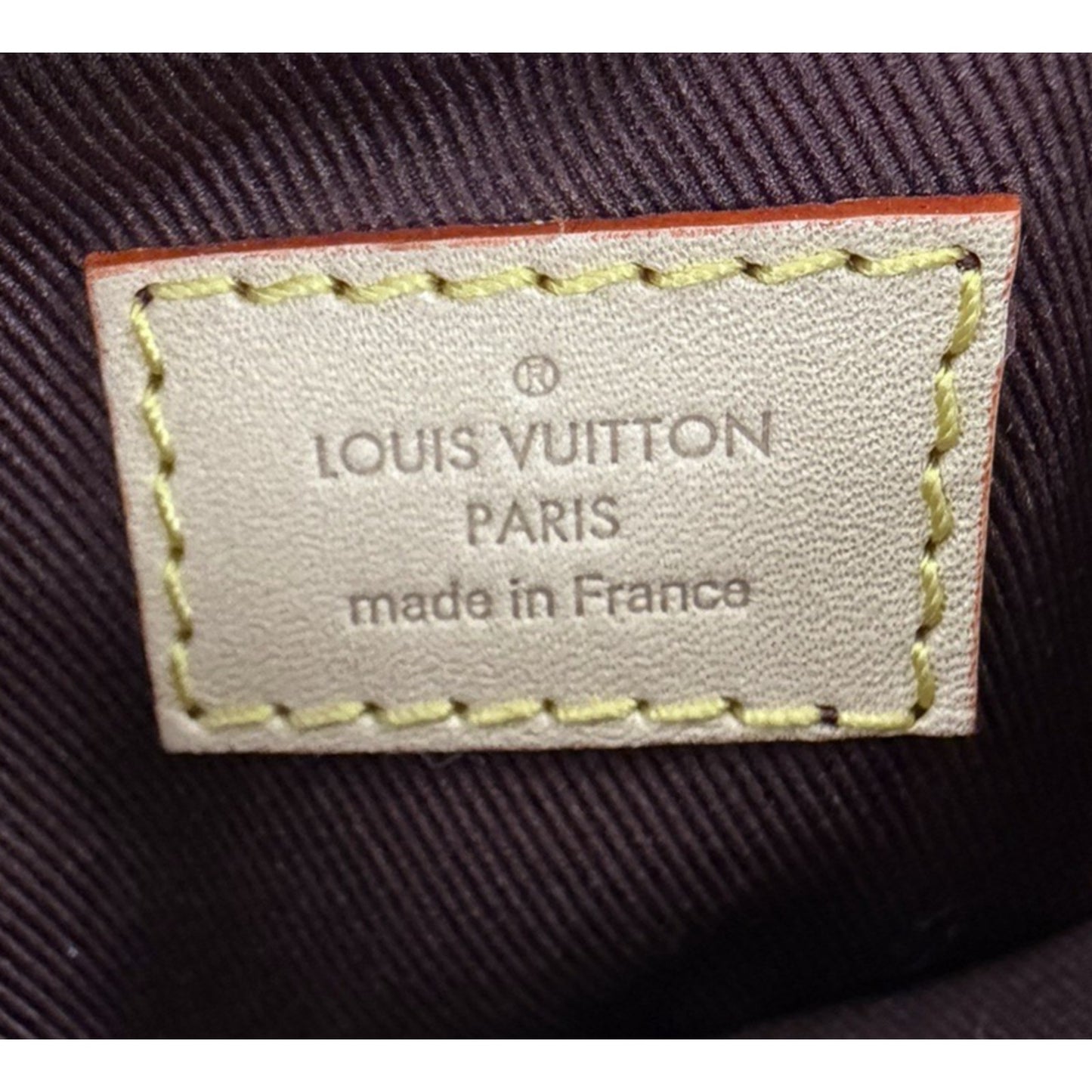 Louis Vuitton Croissant MM Bag in Brown LV Monogram Coated Canvas NFC B-5