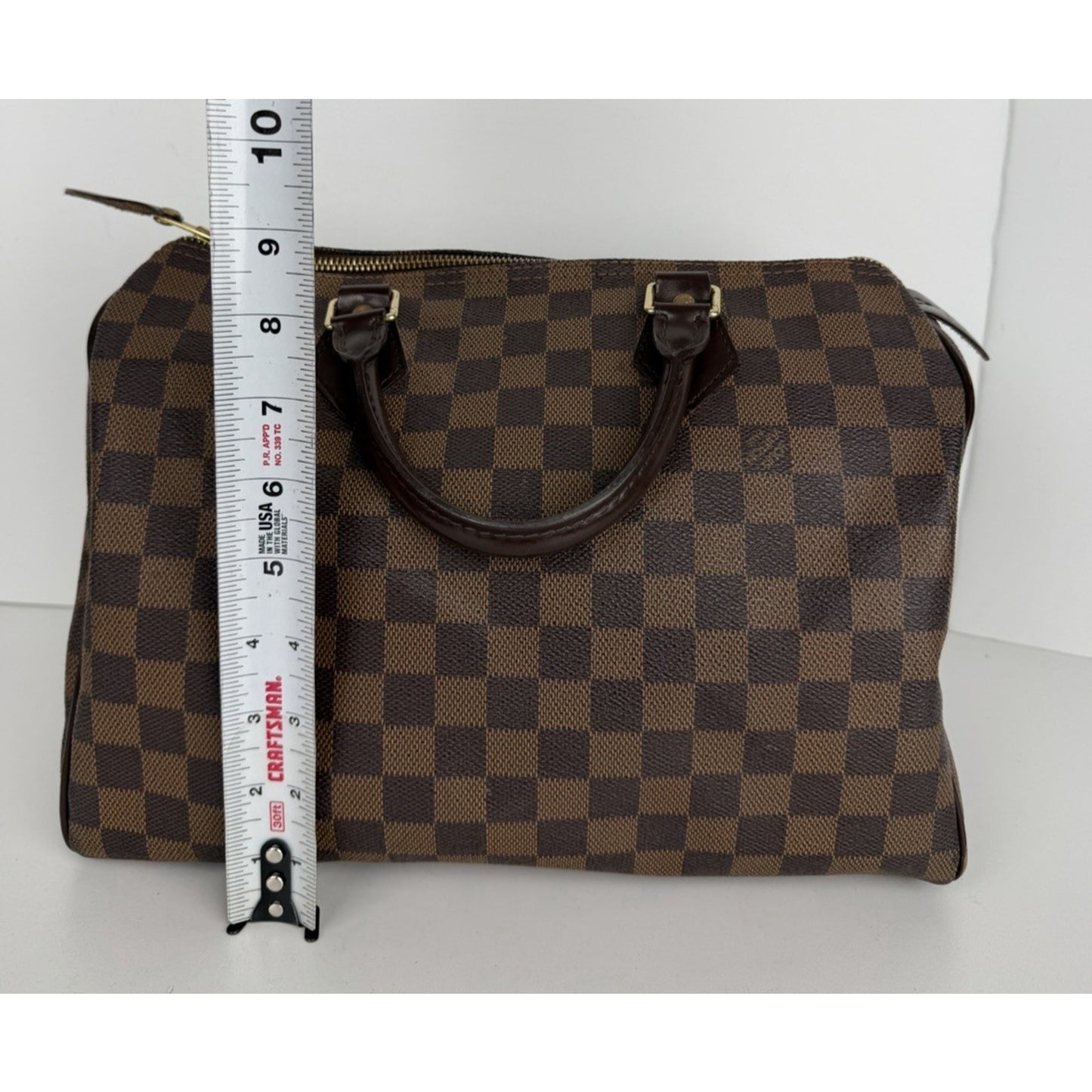 Louis Vuitton Speedy 30 Damier Ebene Top Handle Bag (2007) S14