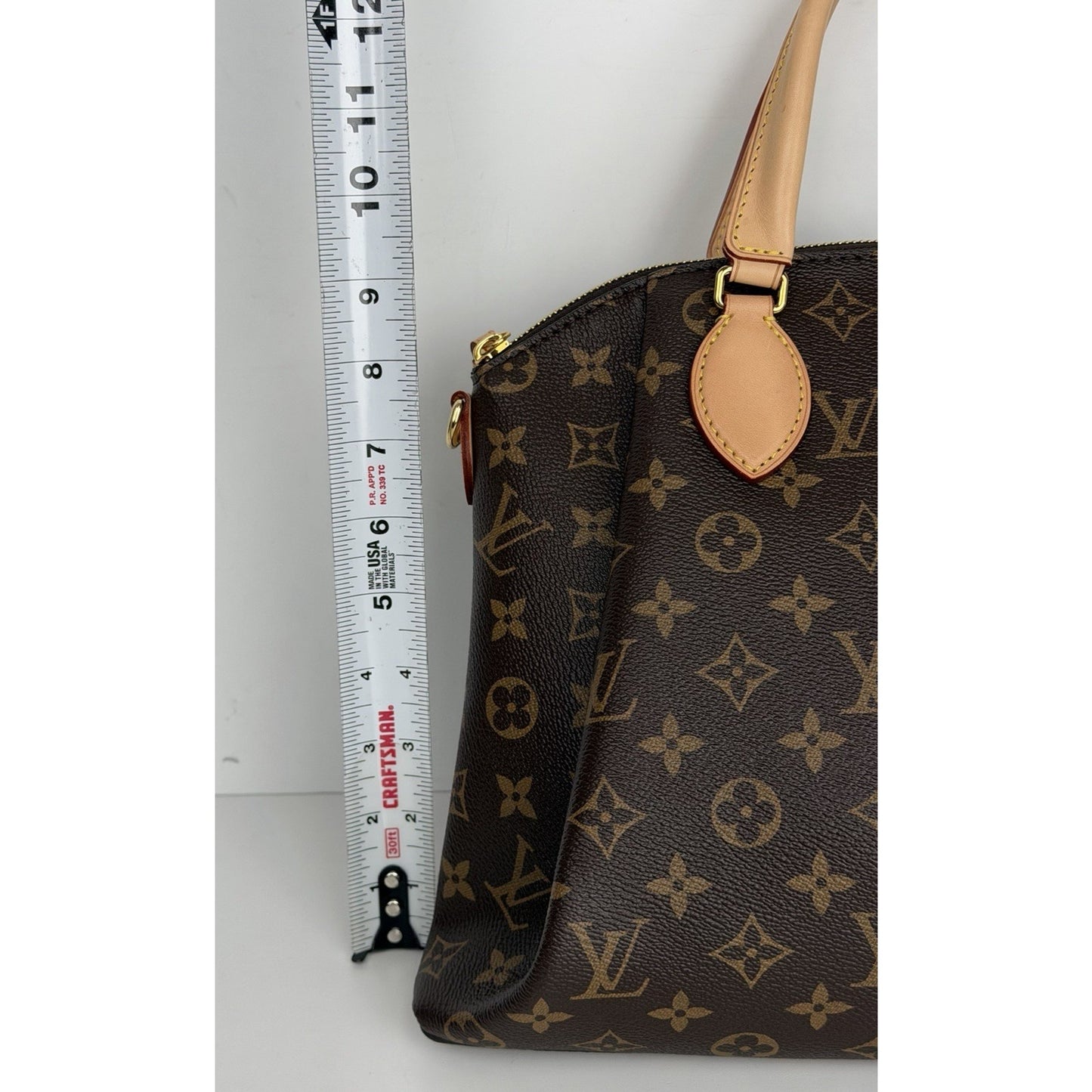 Louis Vuitton Rivoli MM Satchel Bag in Brown Monogram Coated Canvas NFC C5