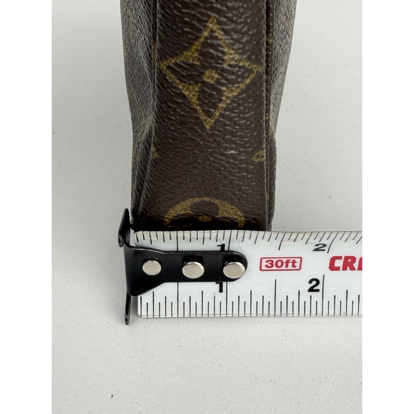 Louis Vuitton Pochette Accessoires Pouch Brown Monogram Coated Canvas 2001 S07