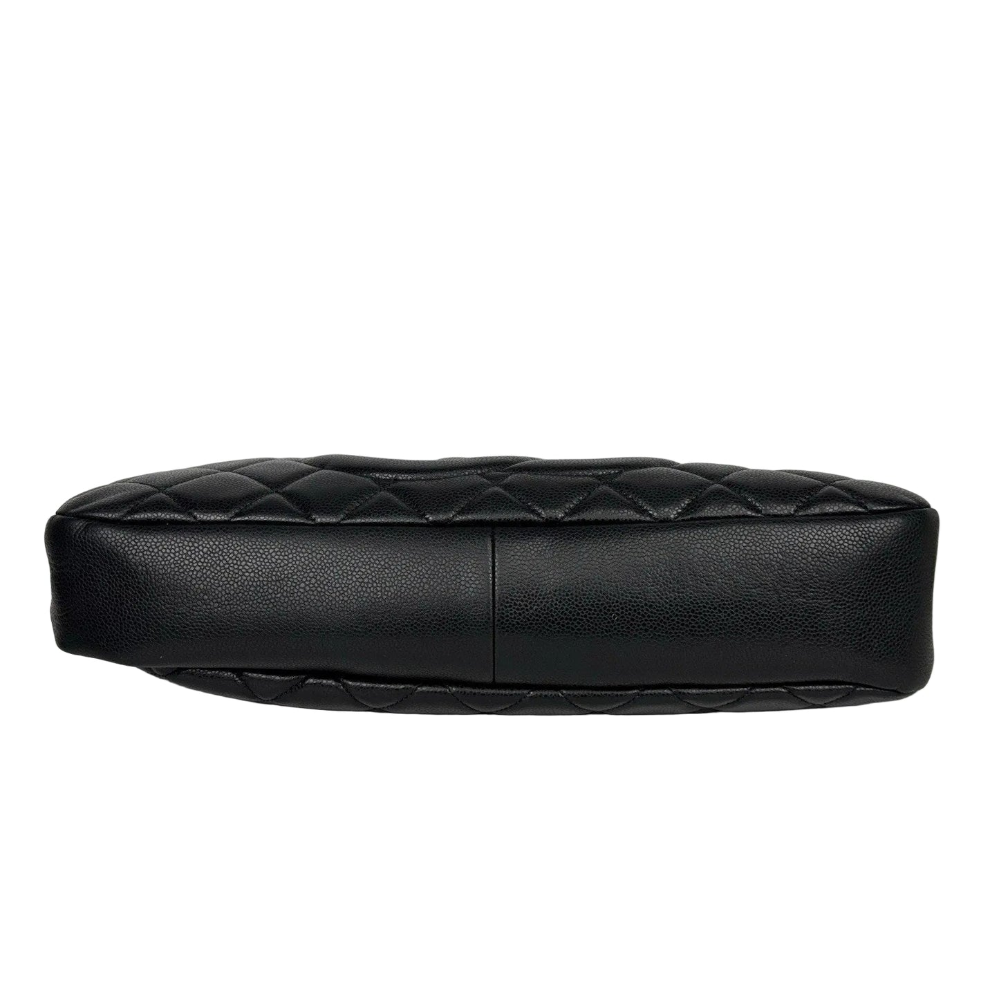 Chanel Timeless CC Soft Tote Bag in Black Quilted Caviar Leather (2012) B-6