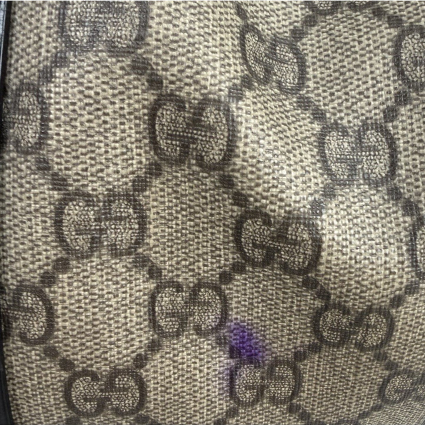 Gucci Joy Medium Shoulder Bag in GG Supreme Coated Canvas with Leather Trim S