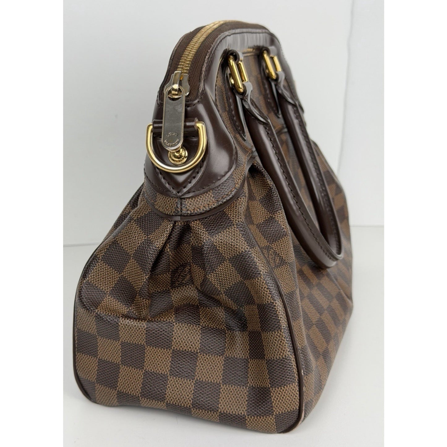 Louis Vuitton Trevi PM Handbag in Damier Ebene Coated Canvas 2008 S16