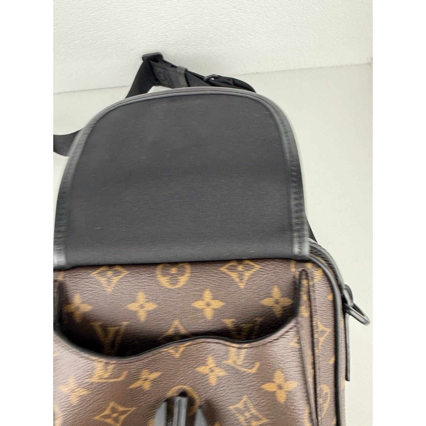 Louis Vuitton Monogram Macassar Quest Messenger Brown Coated Canvas Shoulder Bag