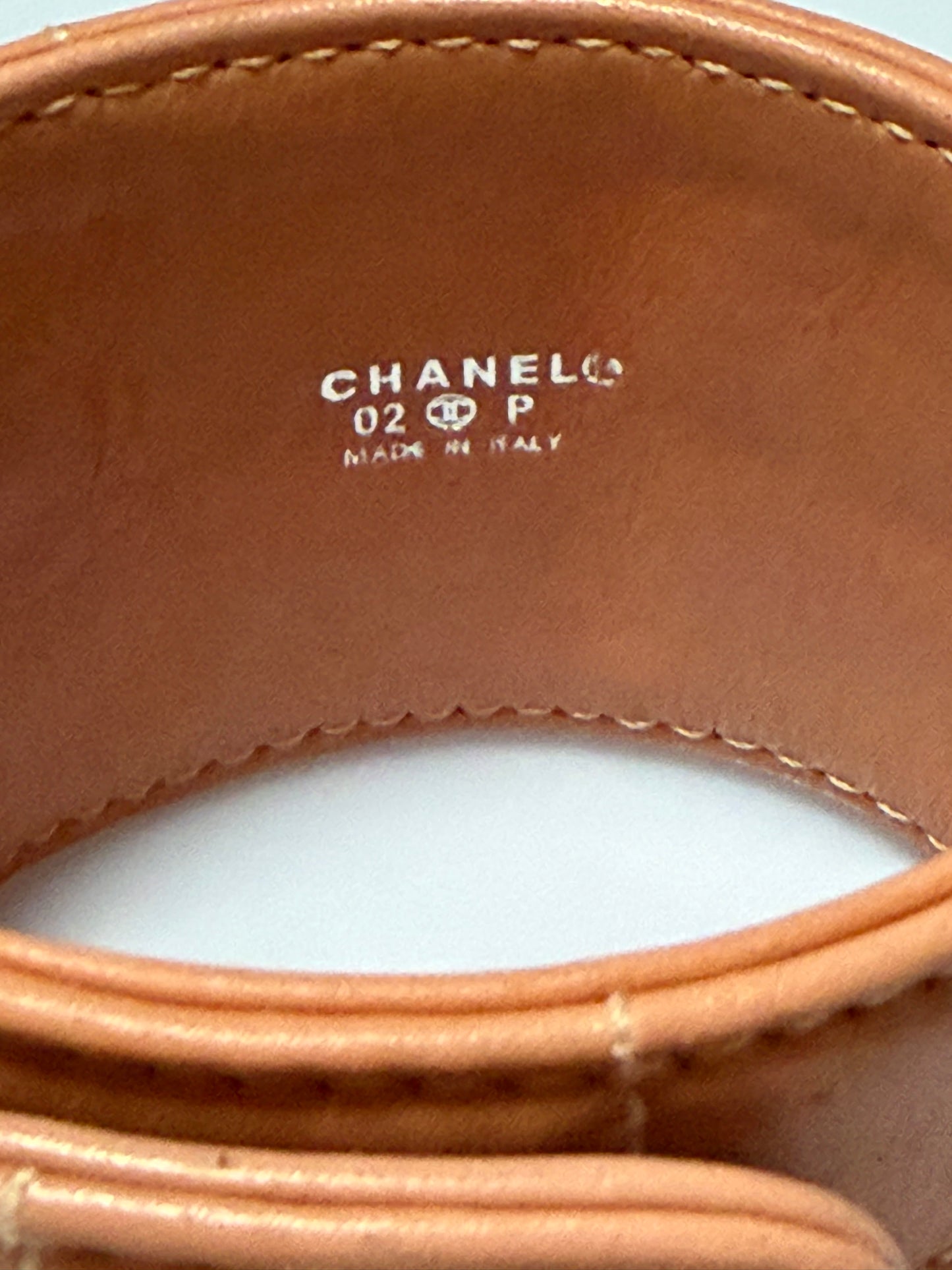 Chanel Leather Pink CC Wrap Bracelet