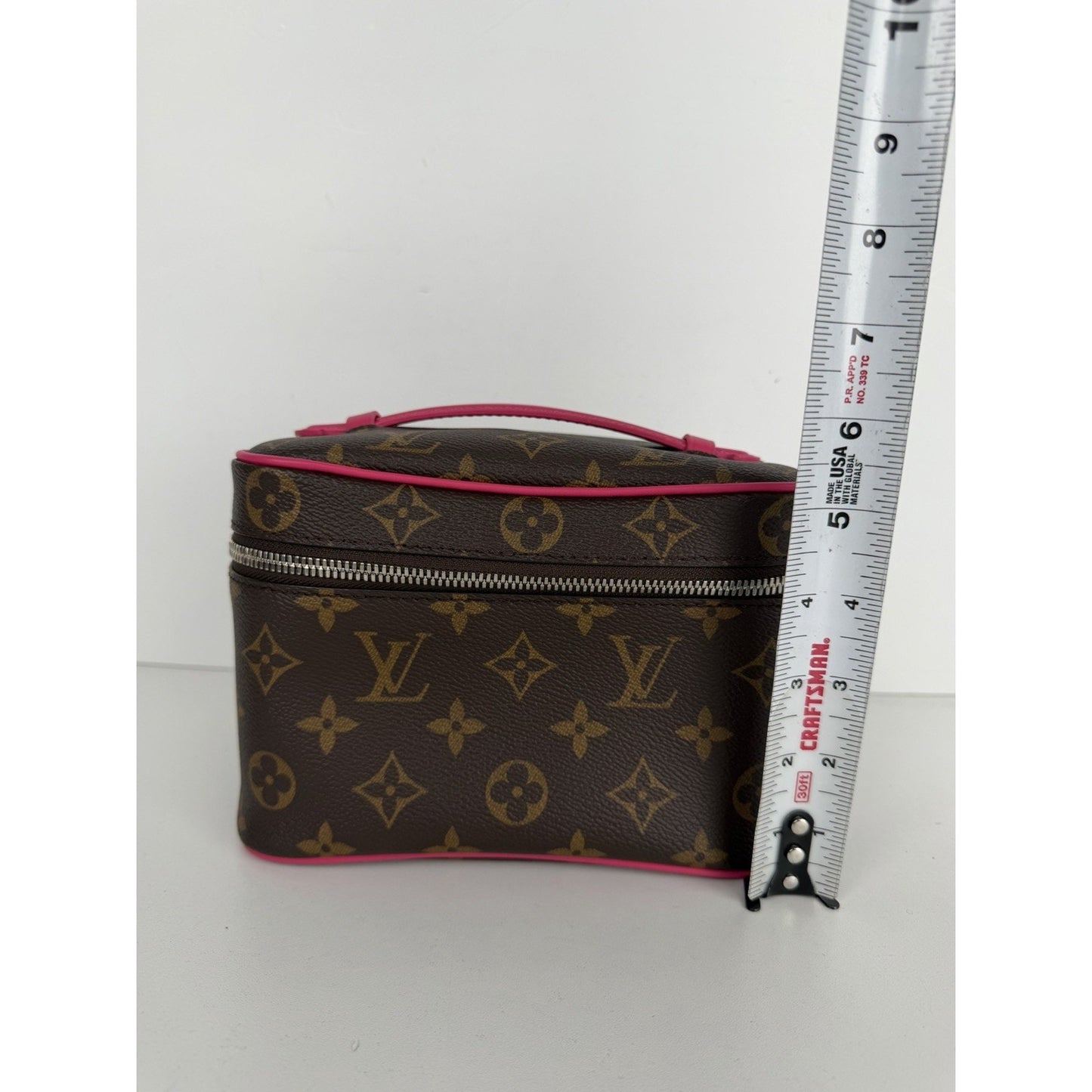 Louis Vuitton Nice Mini Vanity Case in Brown LV Monogram Coated Canvas NFC S-06