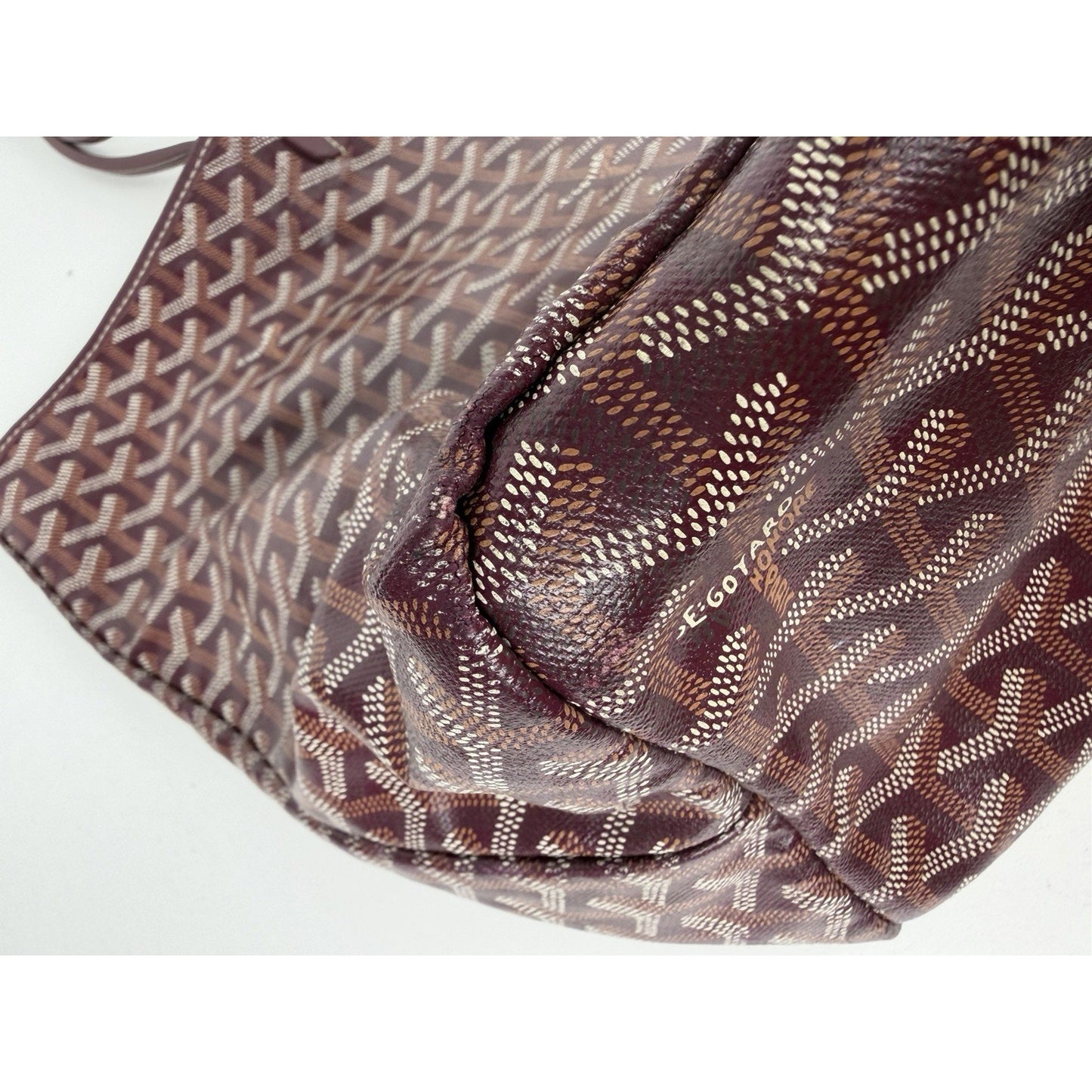 Goyard Saint Louis Tote Bag GM in Burgundy Goyardine Coated Canvas B-4