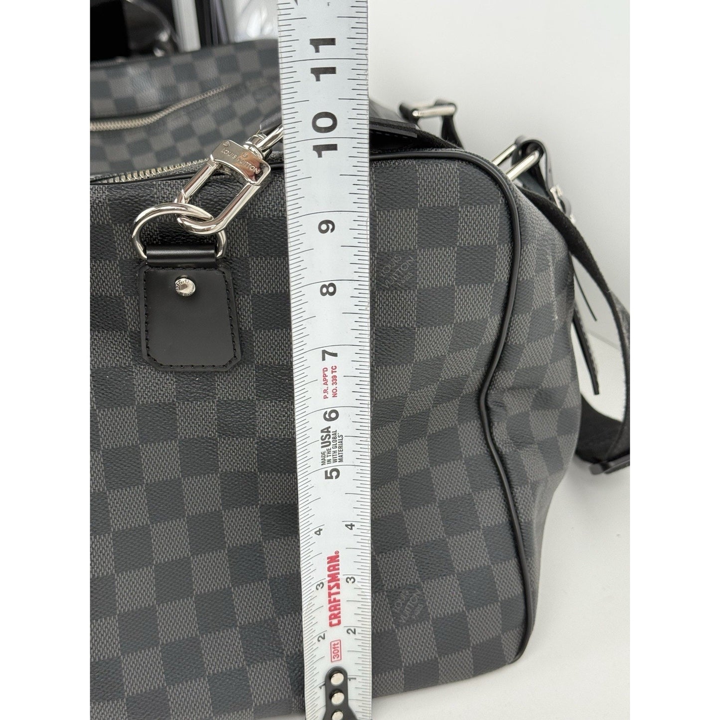LOUIS VUITTON Roadster 50 Damier Graphite Duffle Bag