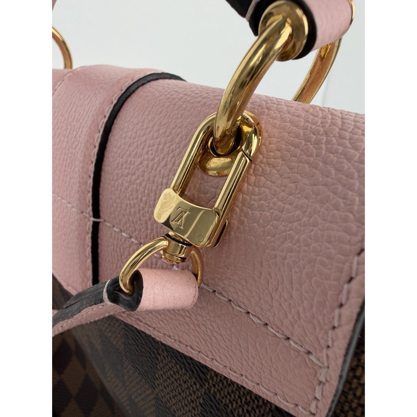 Louis Vuitton Clapton Backpack in Magnolia & Damier Ebene Coated Canvas 2019 S