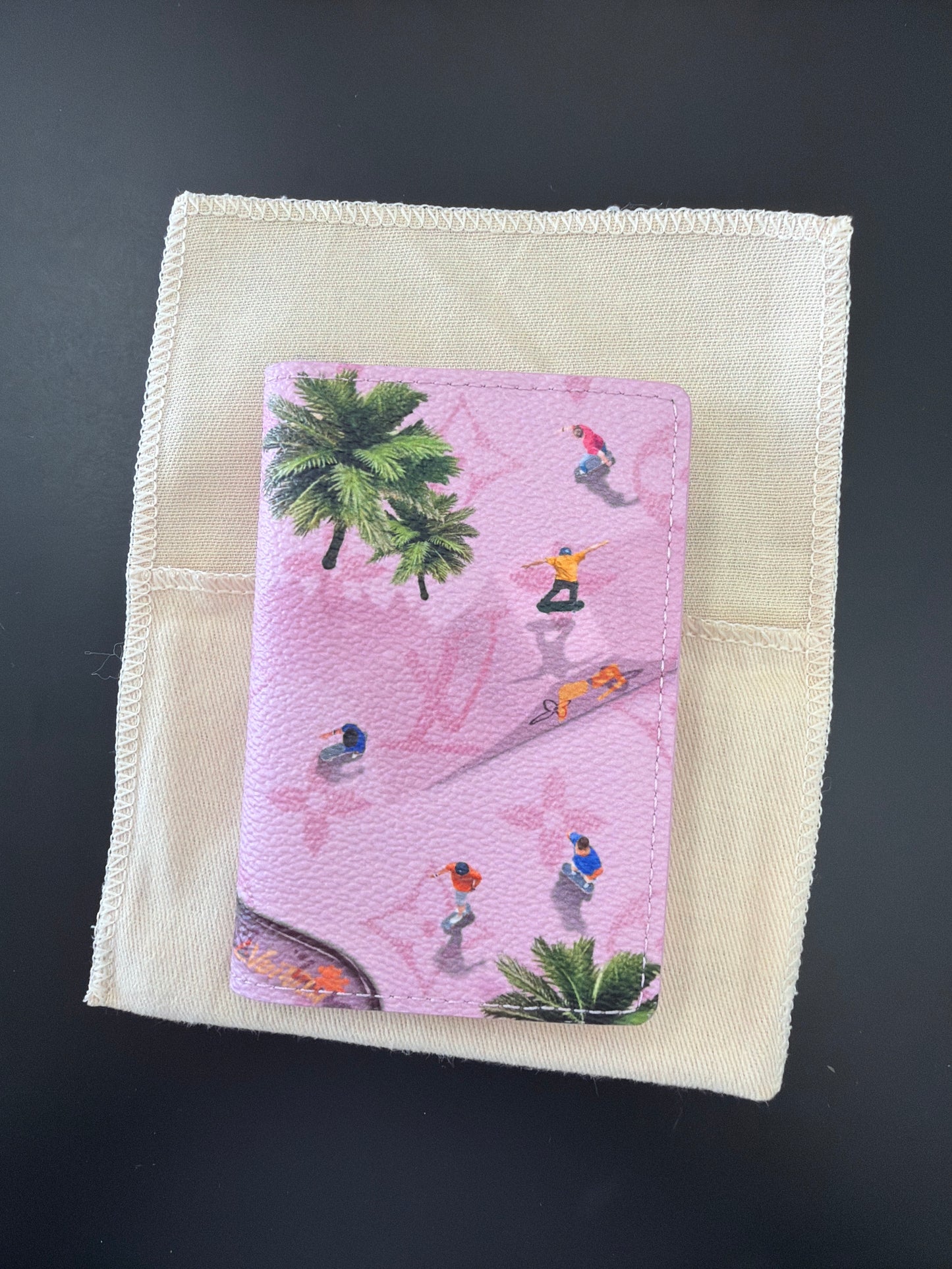 Louis Vuitton Pocket Organizer from the Skateboard Pink Monogram Collection