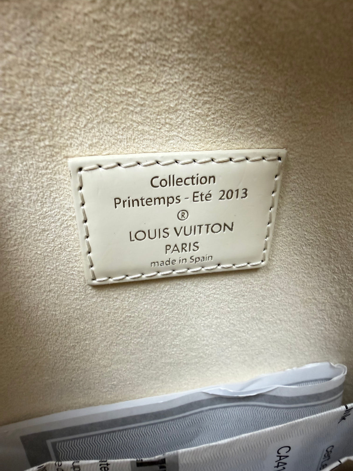 Louis Vuitton Speedy Cube MM Bag in White Damier Facette Patent Leather 2012 YC2